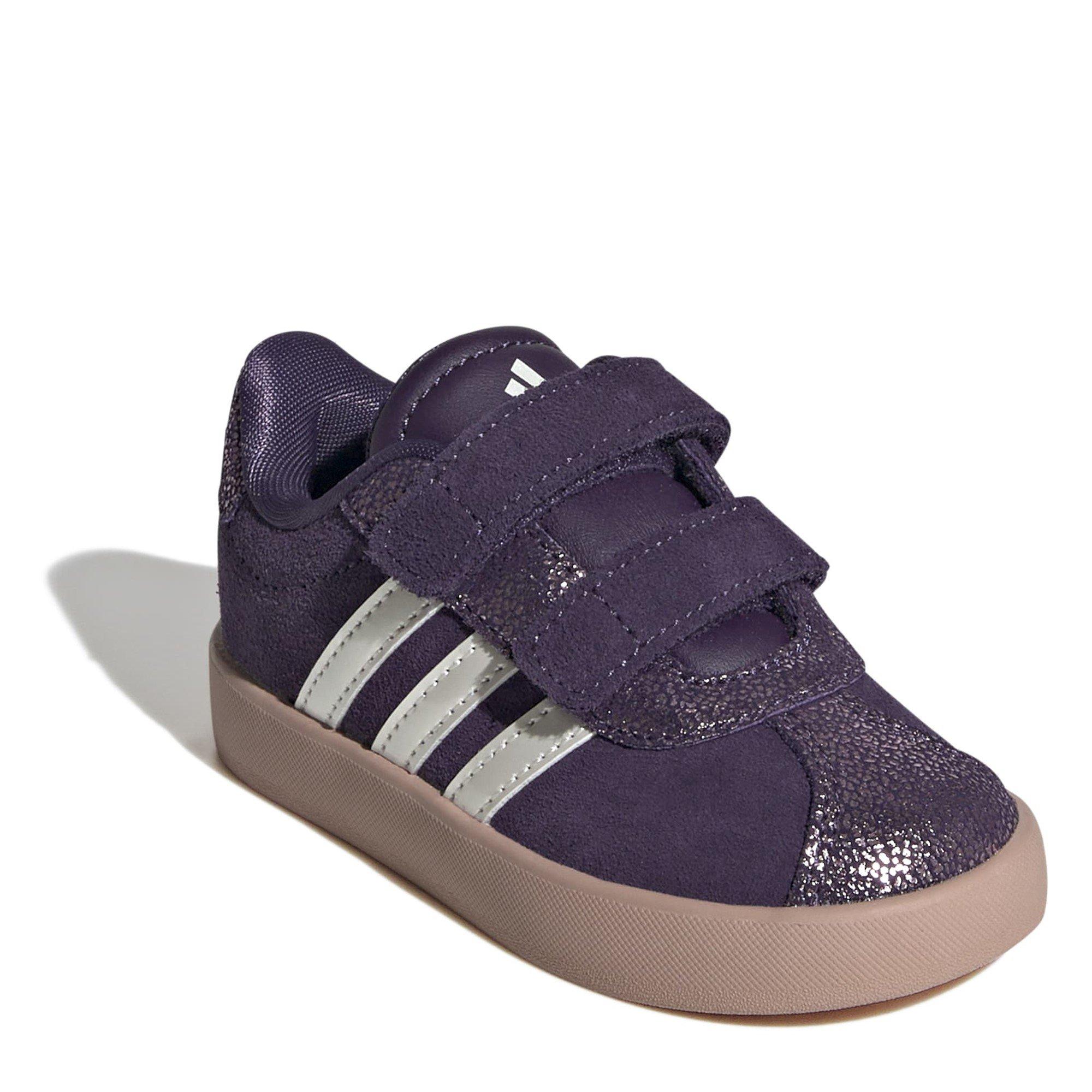 Aura Plum - adidas - VL Court Infant Low-Top Trainers - 3