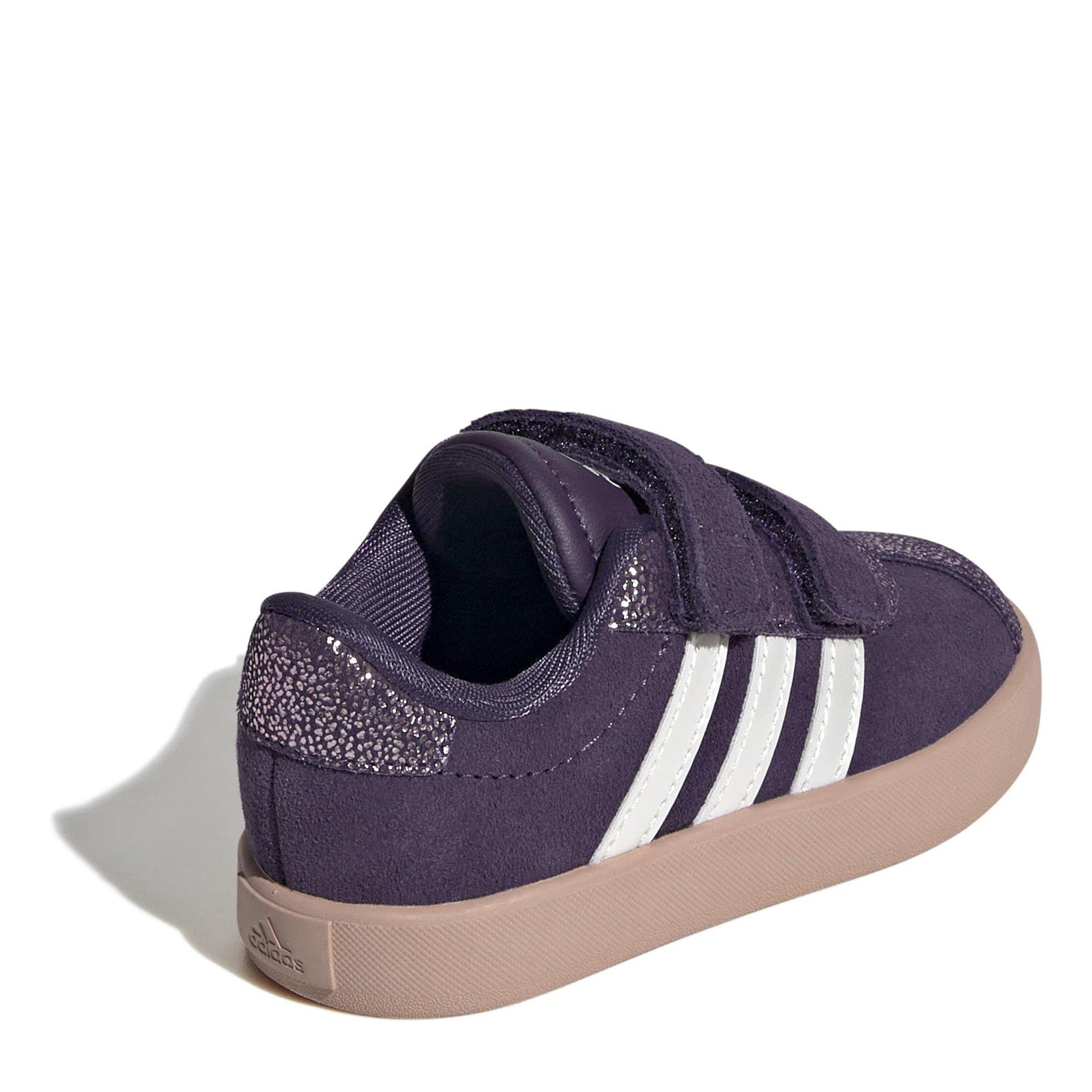 Aura Plum - adidas - VL Court Infant Low-Top Trainers - 4