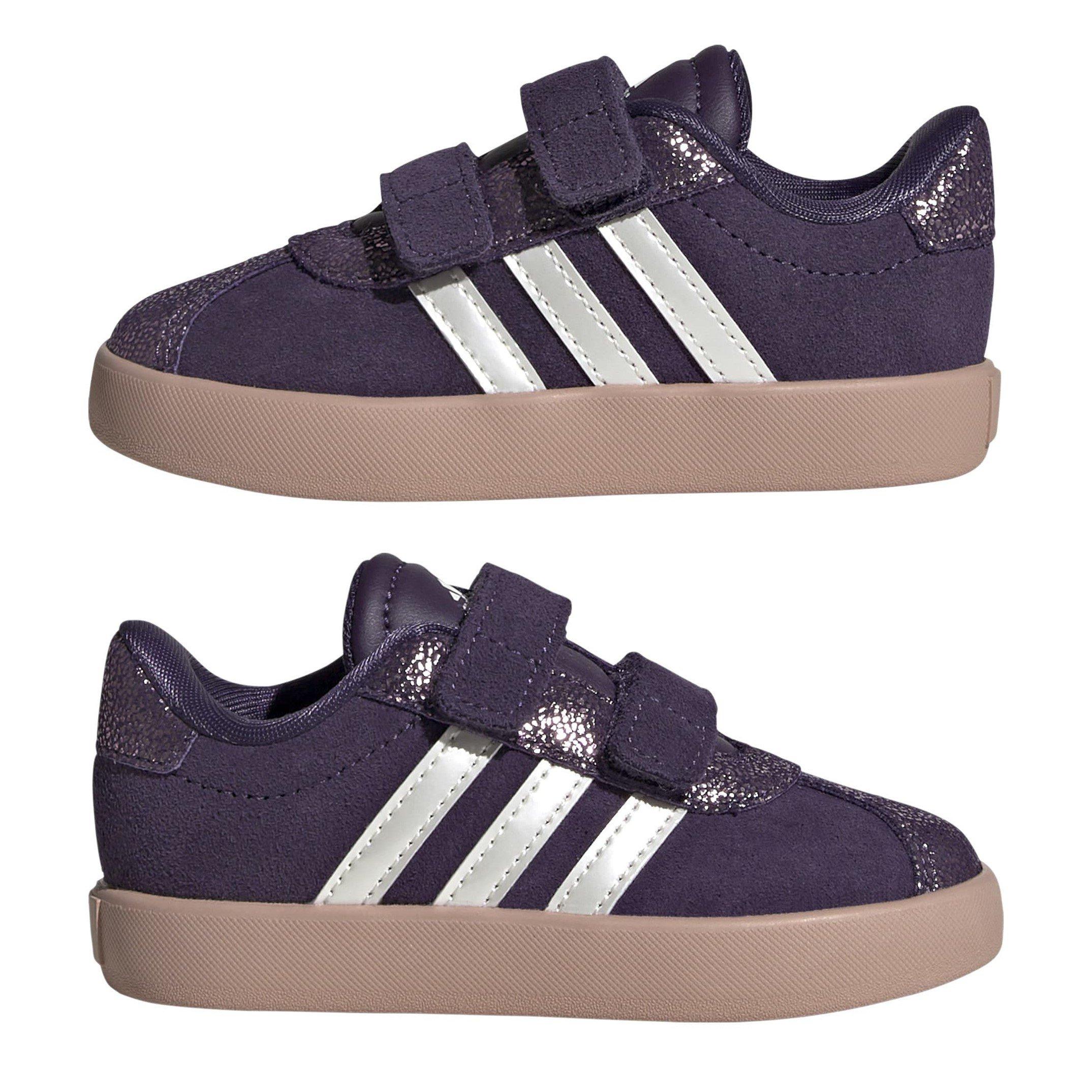 Aura Plum - adidas - VL Court Infant Low-Top Trainers - 9