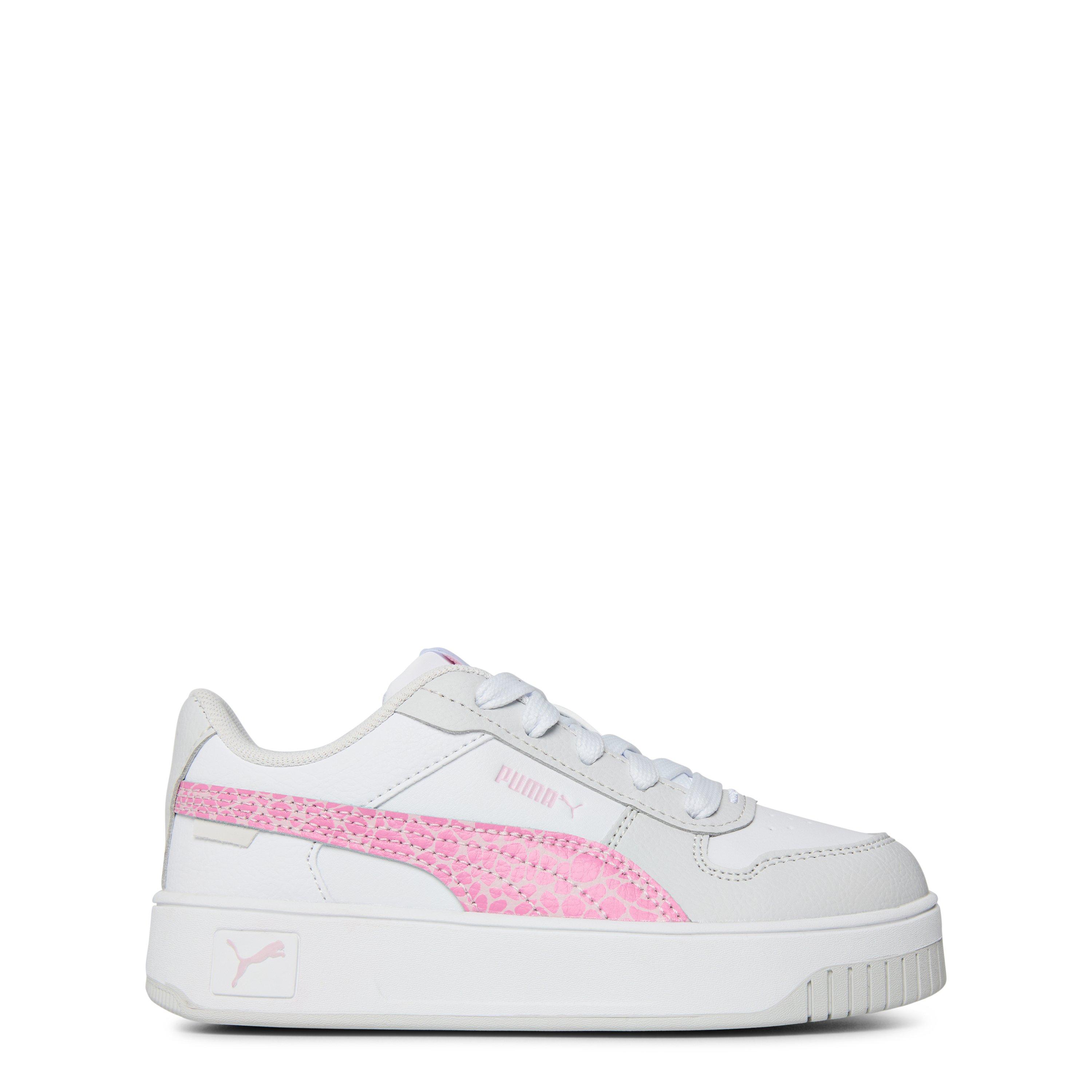 Puma Girls Carina Street Ps Low-Top Trainers - White/Pink - C11 (29)