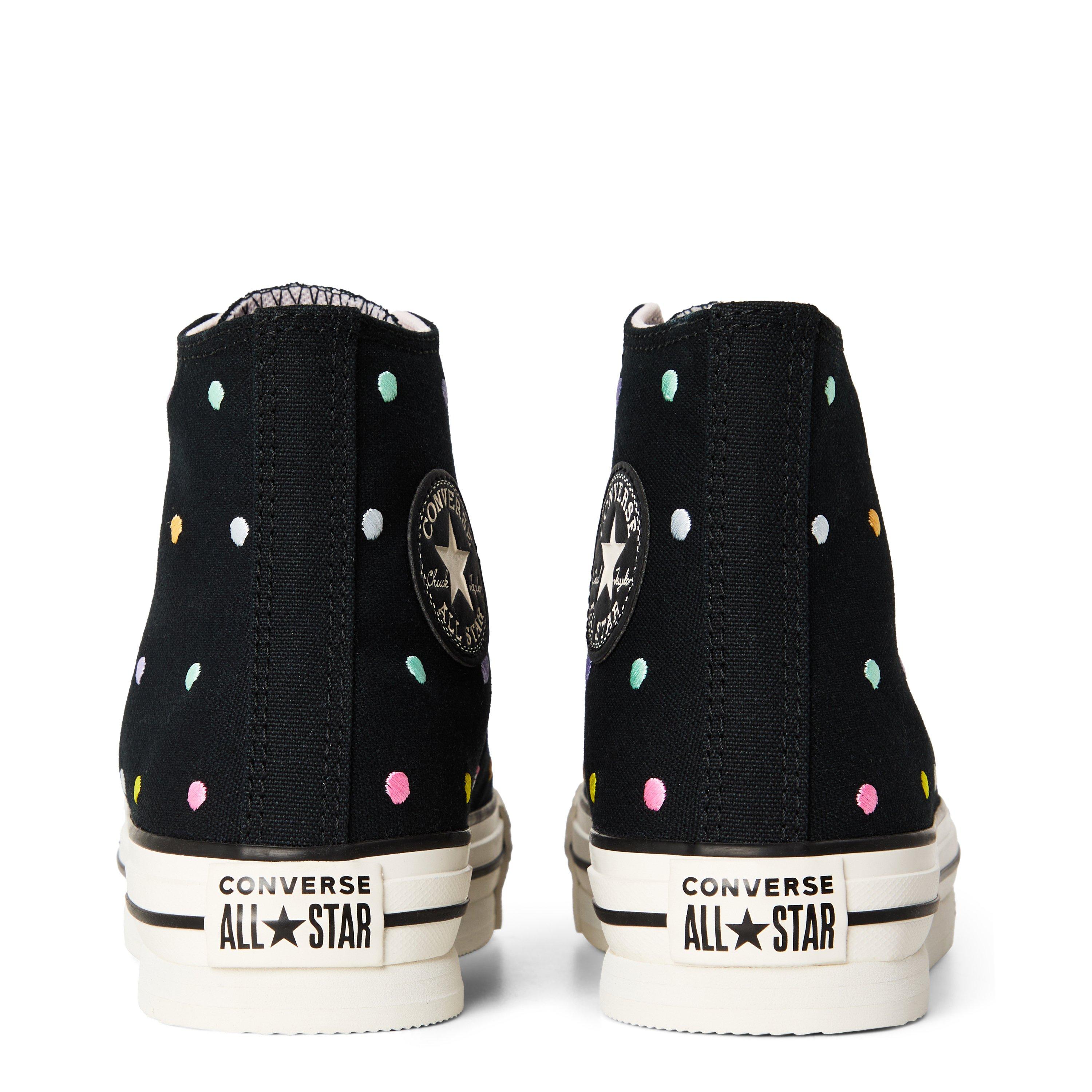 001-Black/Vin - Converse - Kids' Chuck Taylor All Star Eva Platform Trainers - 5