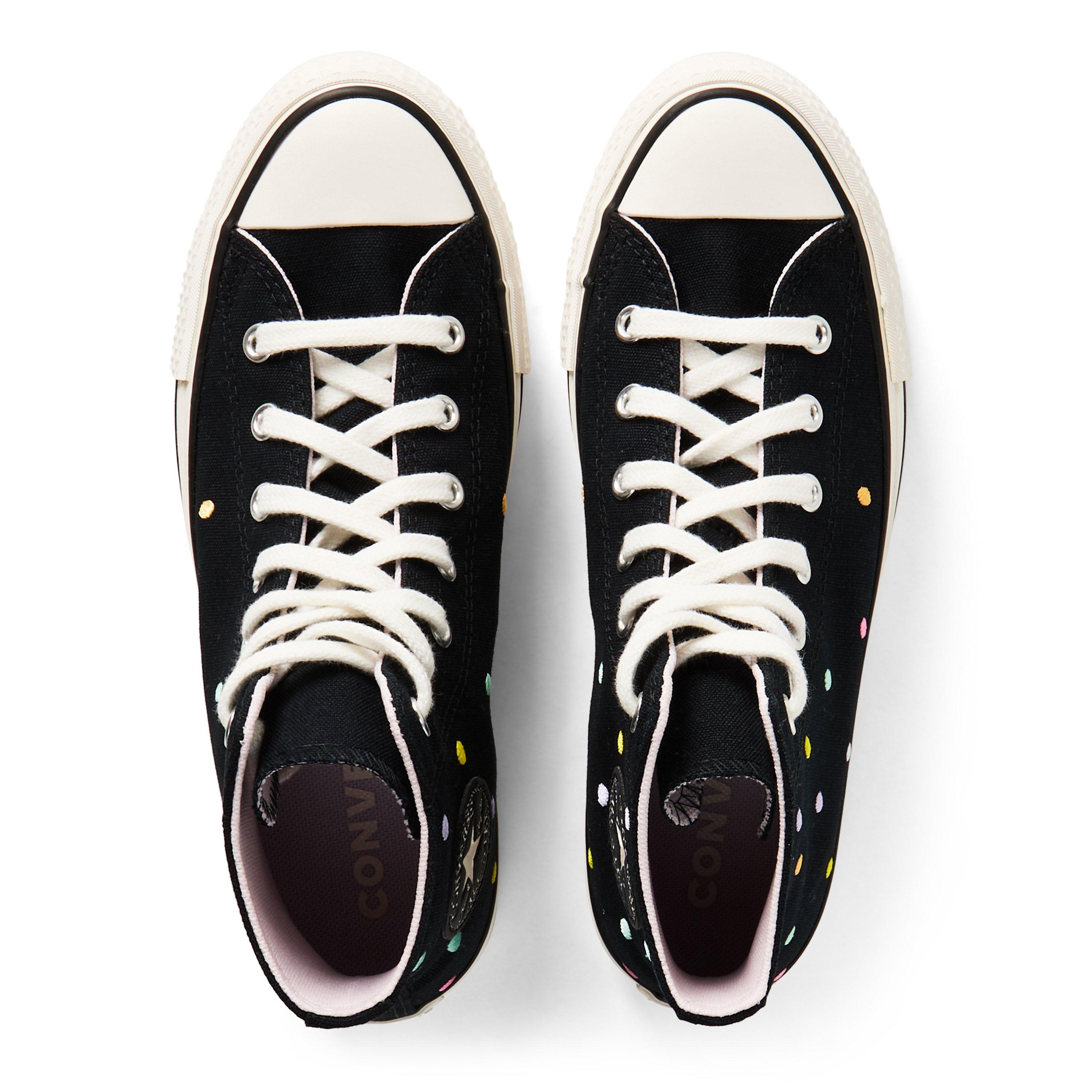 001-Black/Vin - Converse - Kids' Chuck Taylor All Star Eva Platform Trainers - 6