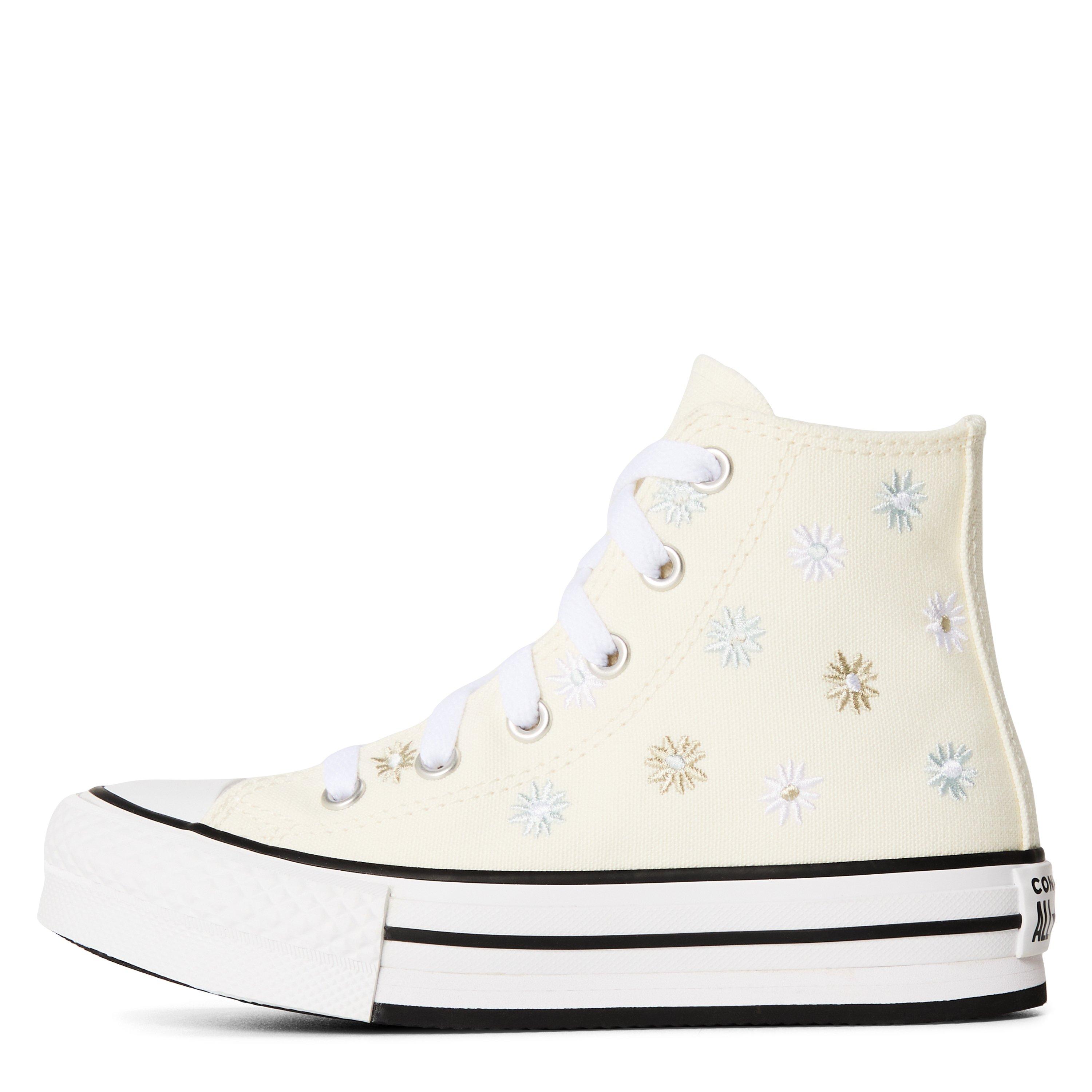 286-Egret/Whi - Converse - Kids' Chuck Taylor All Star Eva Platform Trainers - 2