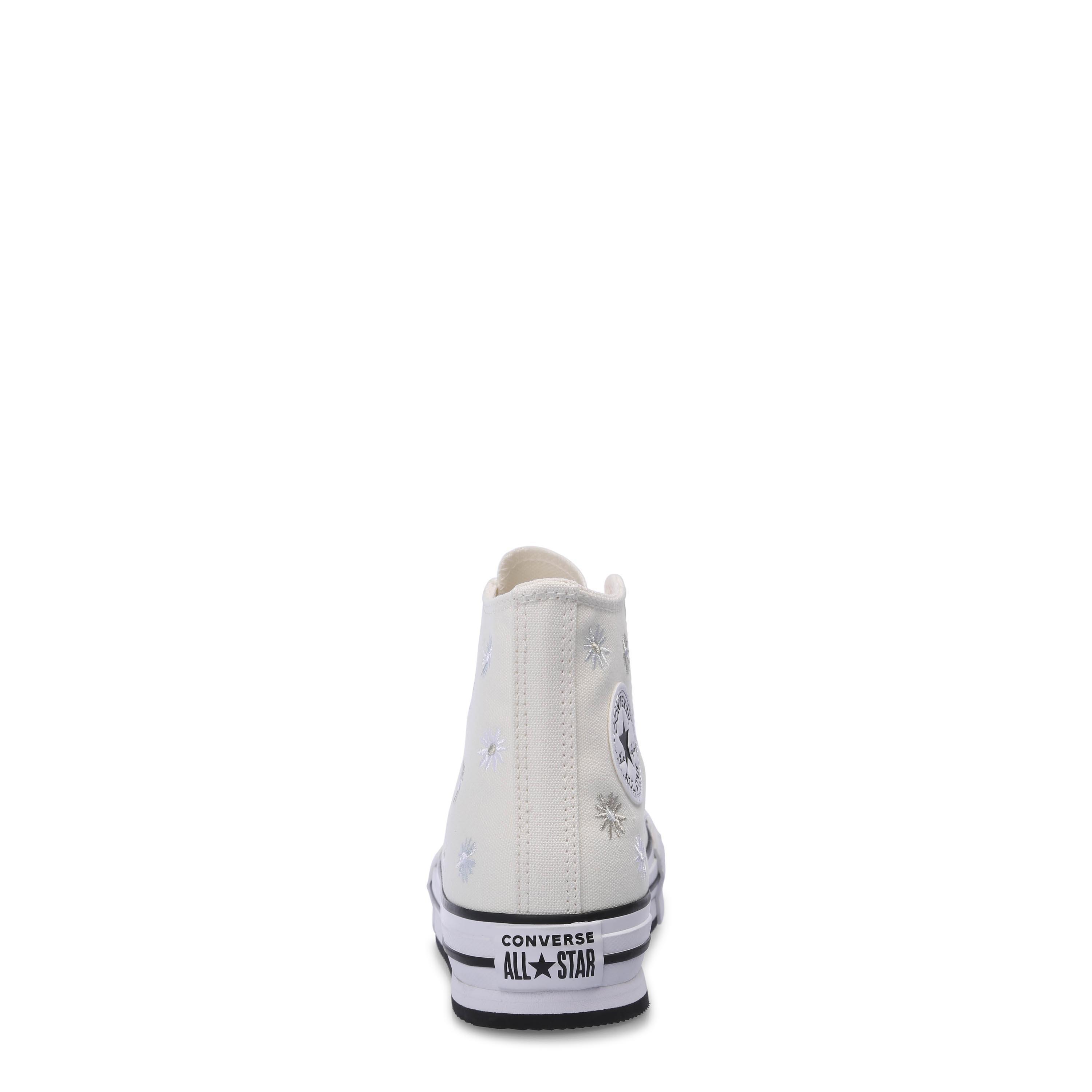 286-Egret/Whi - Converse - Kids' Chuck Taylor All Star Eva Platform Trainers - 4