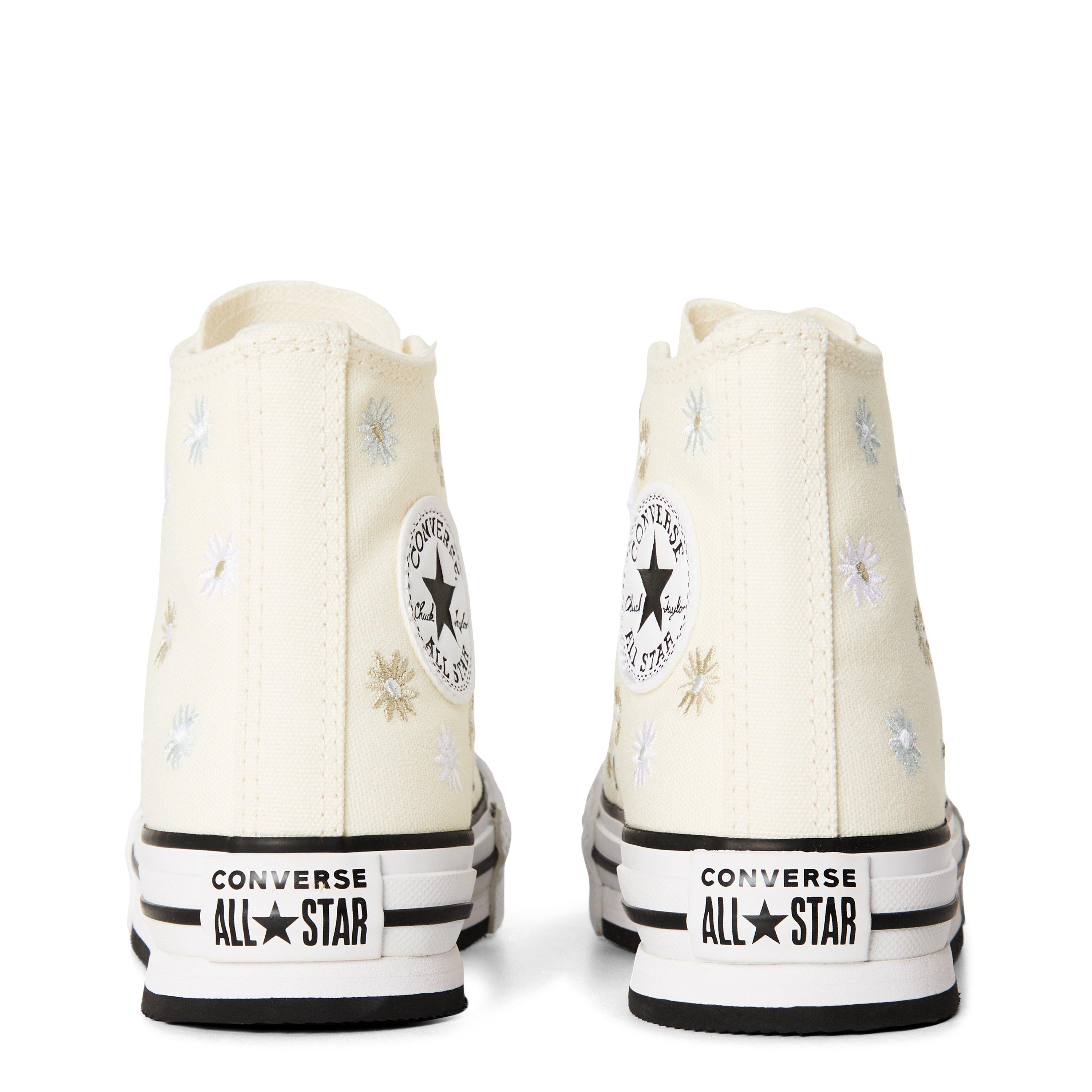 286-Egret/Whi - Converse - Kids' Chuck Taylor All Star Eva Platform Trainers - 5