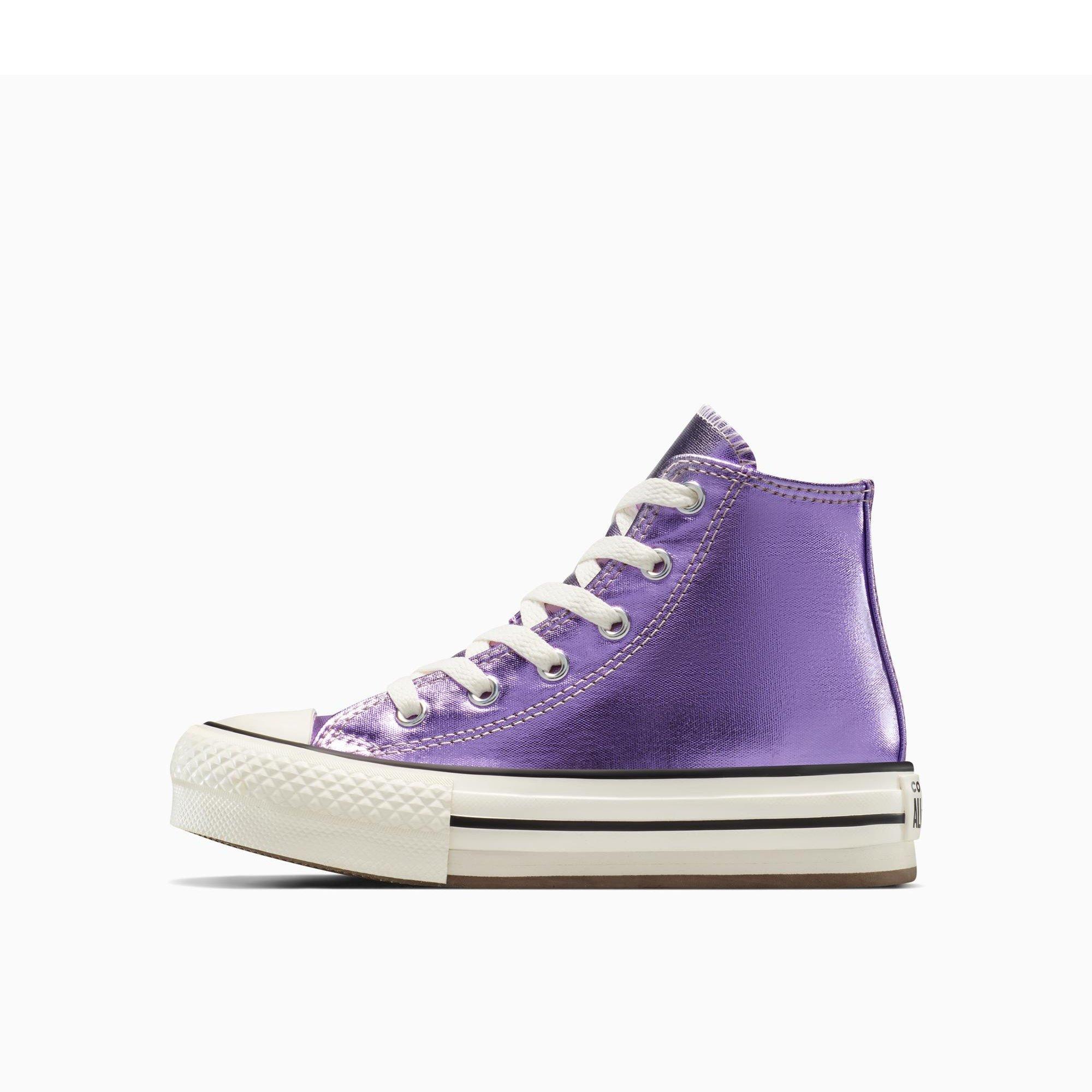 500-Purple/Eg - Converse - Kids' Chuck Taylor All Star Eva Platform Trainers - 2