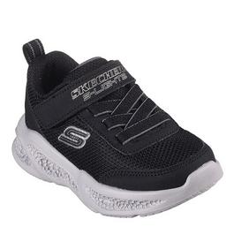 Skechers Meteor Leather Light Up Trainers