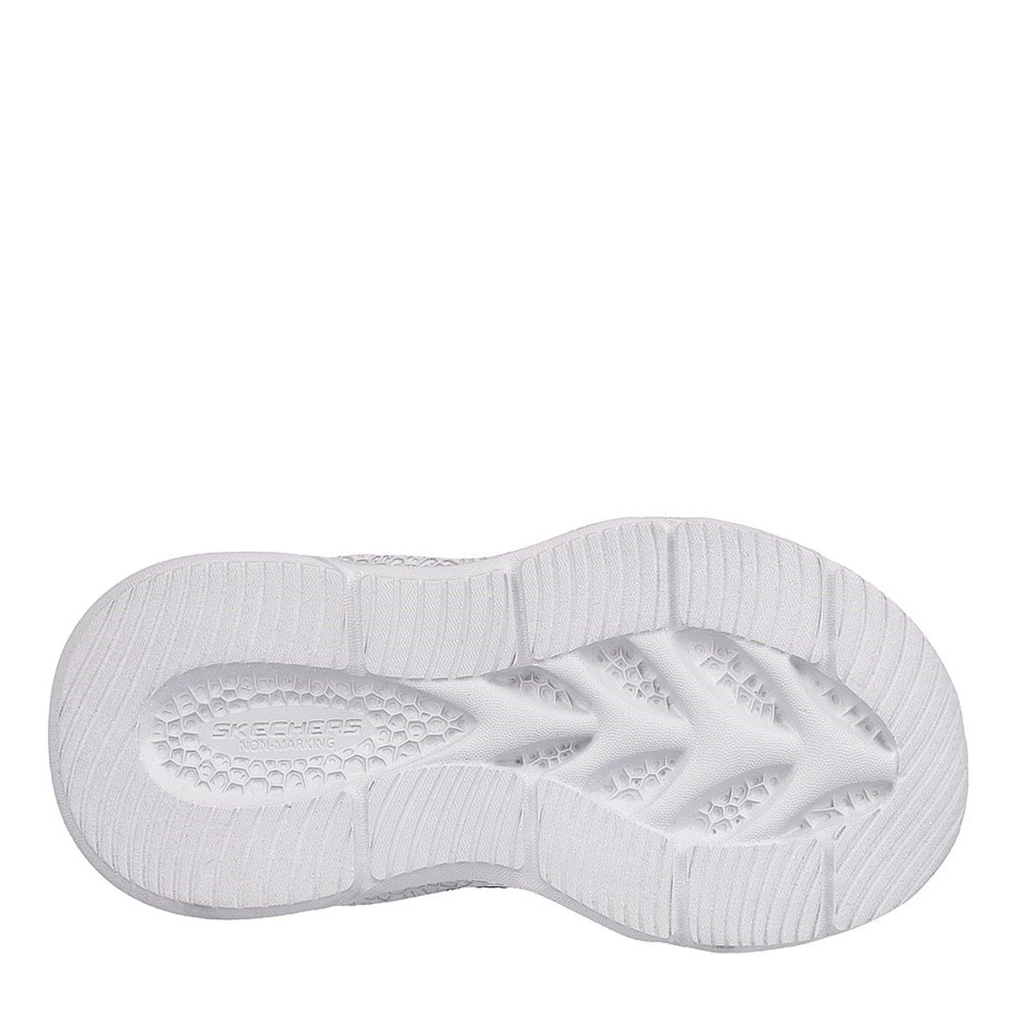 Schwarz/Grau - Skechers - Meteor Leather Light Up Trainers - 4