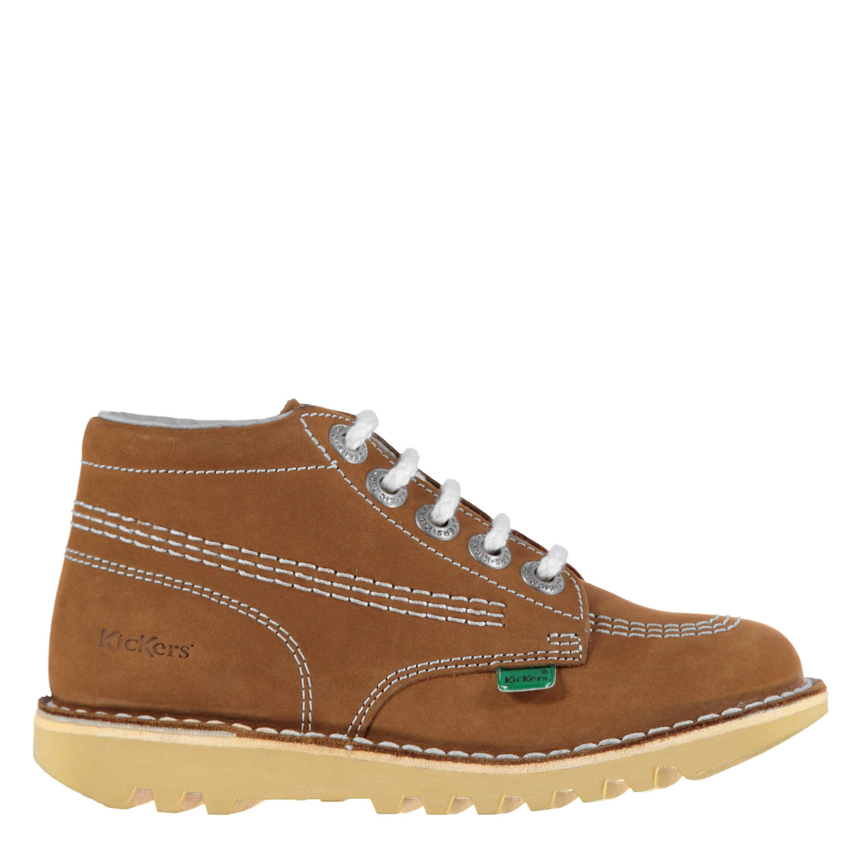 Tan - Kickers - Childrens High Boots - 1