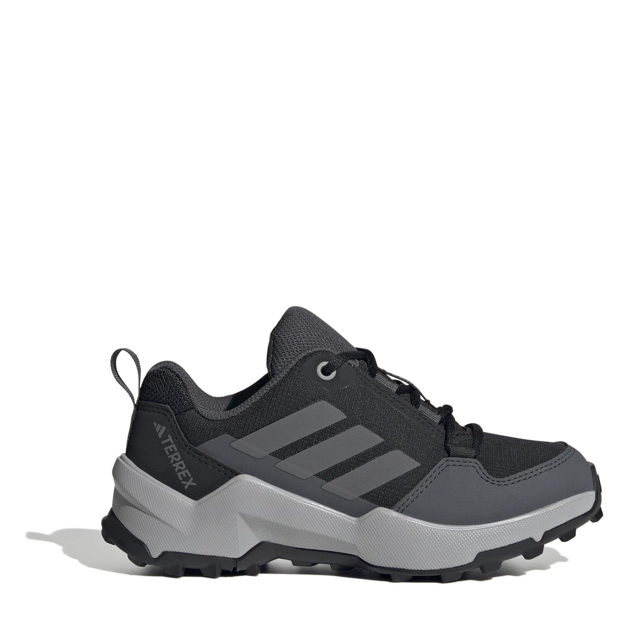 Black/Grfu/Gy - adidas - Unisex Kids' Terrex Ax4r Non-Waterproof Hiking Shoes - 1