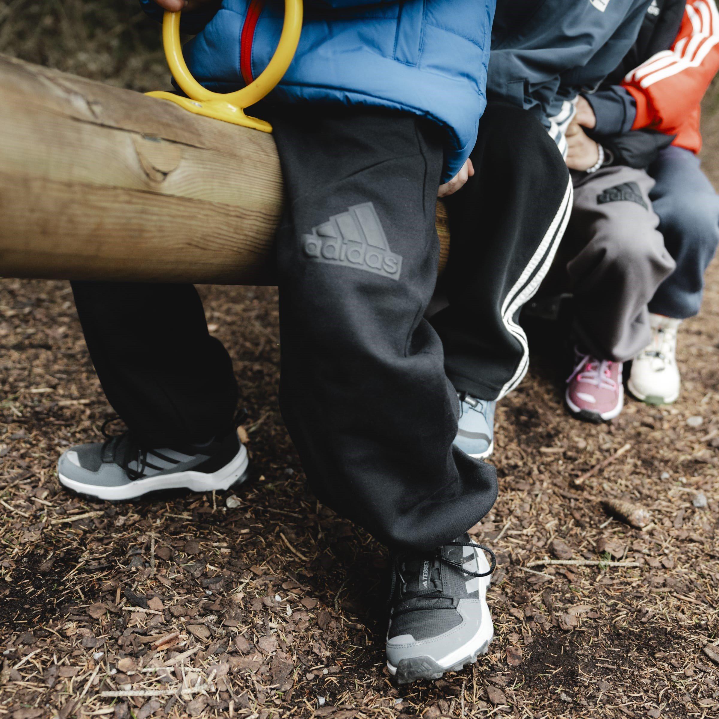 Black/Grfu/Gy - adidas - Kids' Terrex Ax4r Non-Waterproof Hiking Shoes - 12