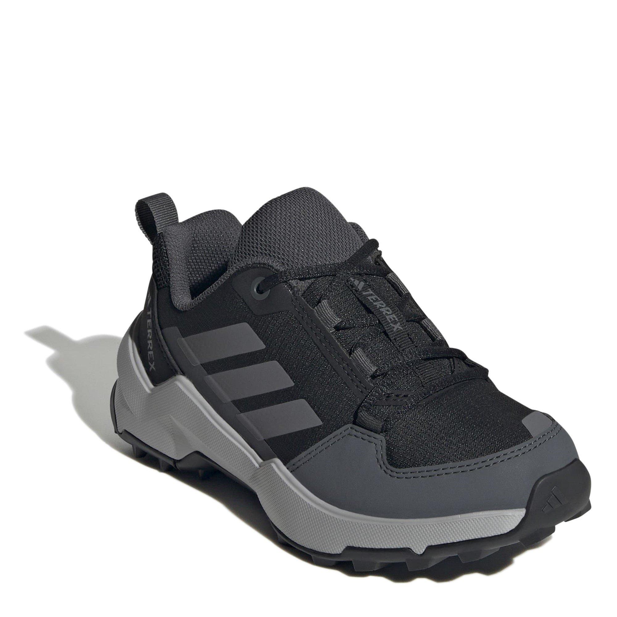 Black/Grfu/Gy - adidas - Kids' Terrex Ax4r Non-Waterproof Hiking Shoes - 3