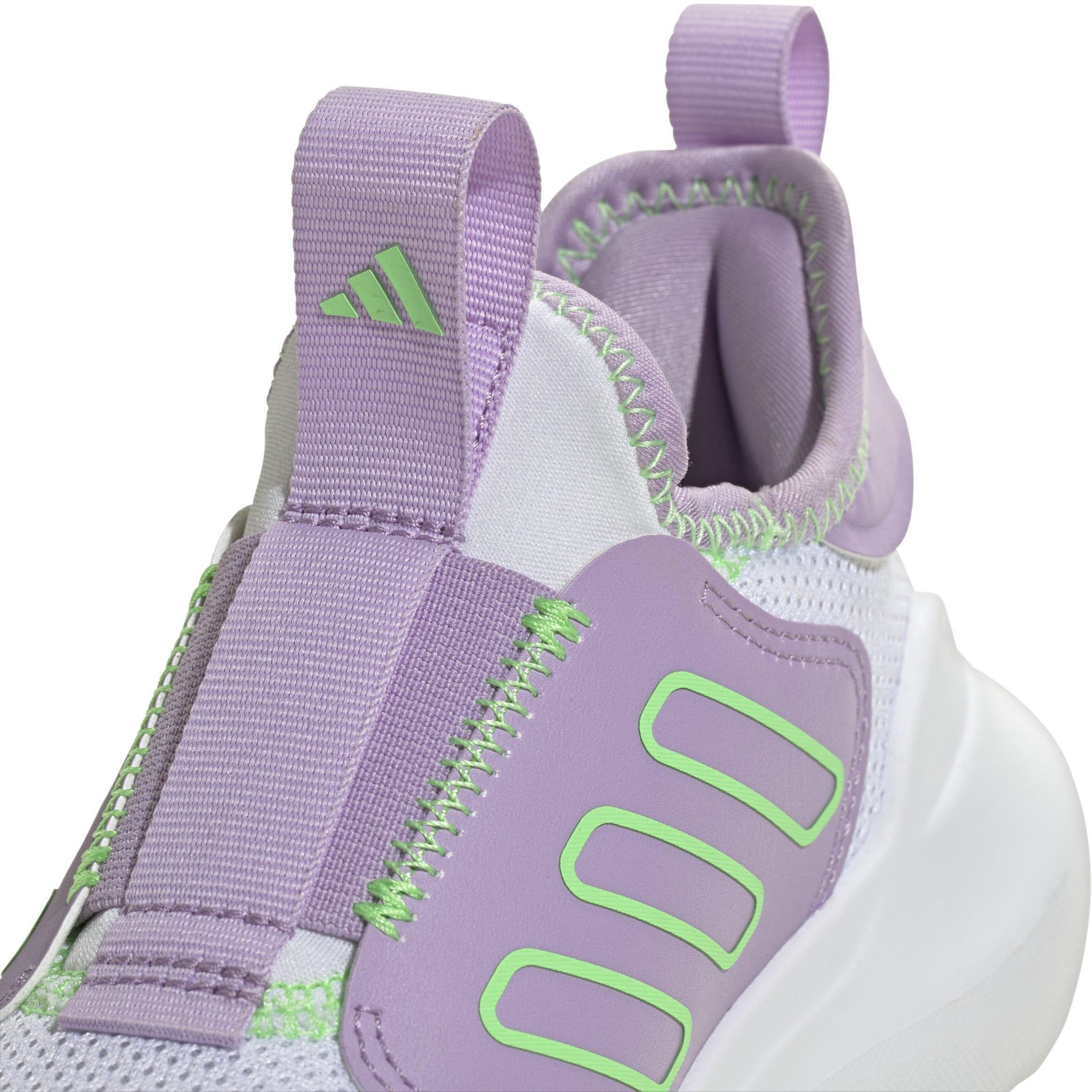 Wte/Lme/Plum - adidas - Tensaur Comfort Low-Top Trainers - 8