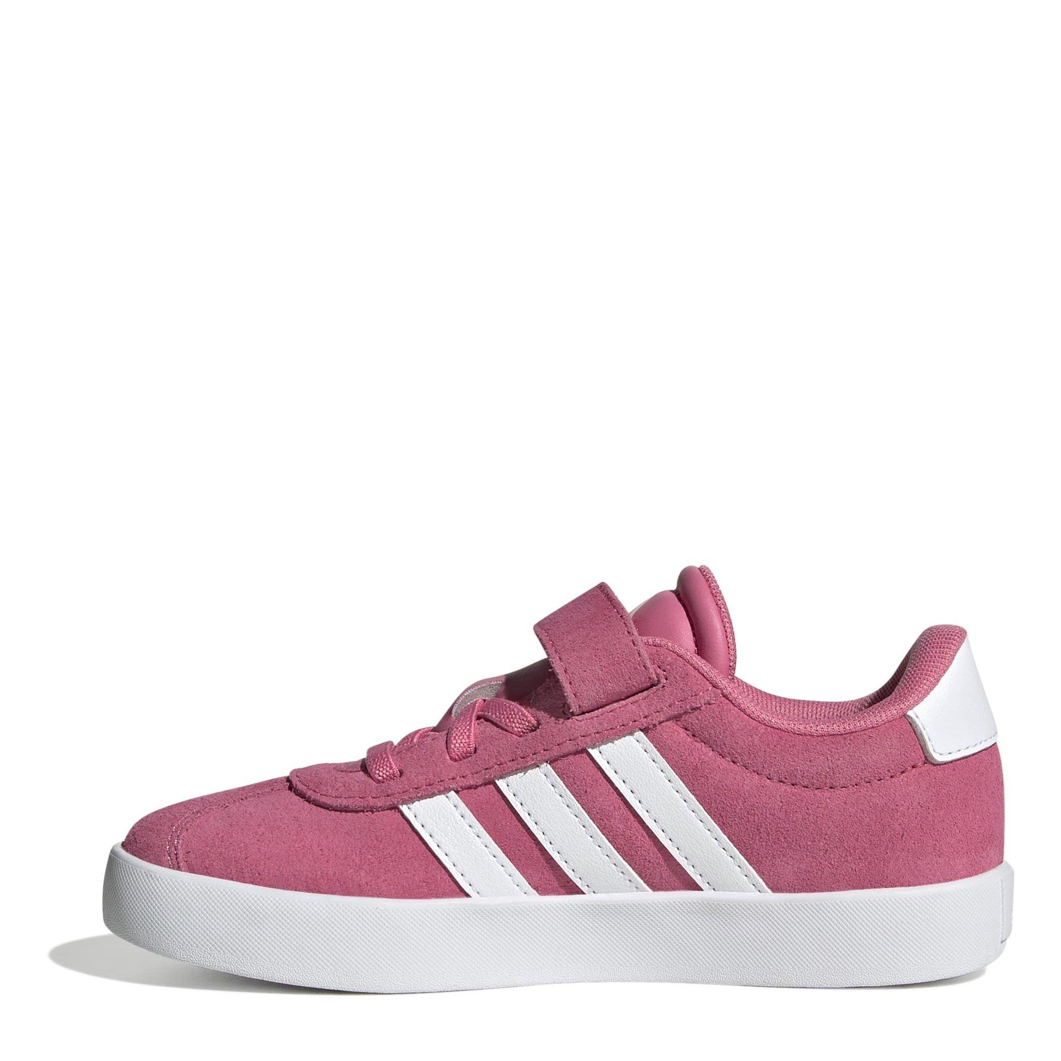ružičasta/bijela/siva - adidas - Vl Court 3.0 Low Top Trainers Infants - 2