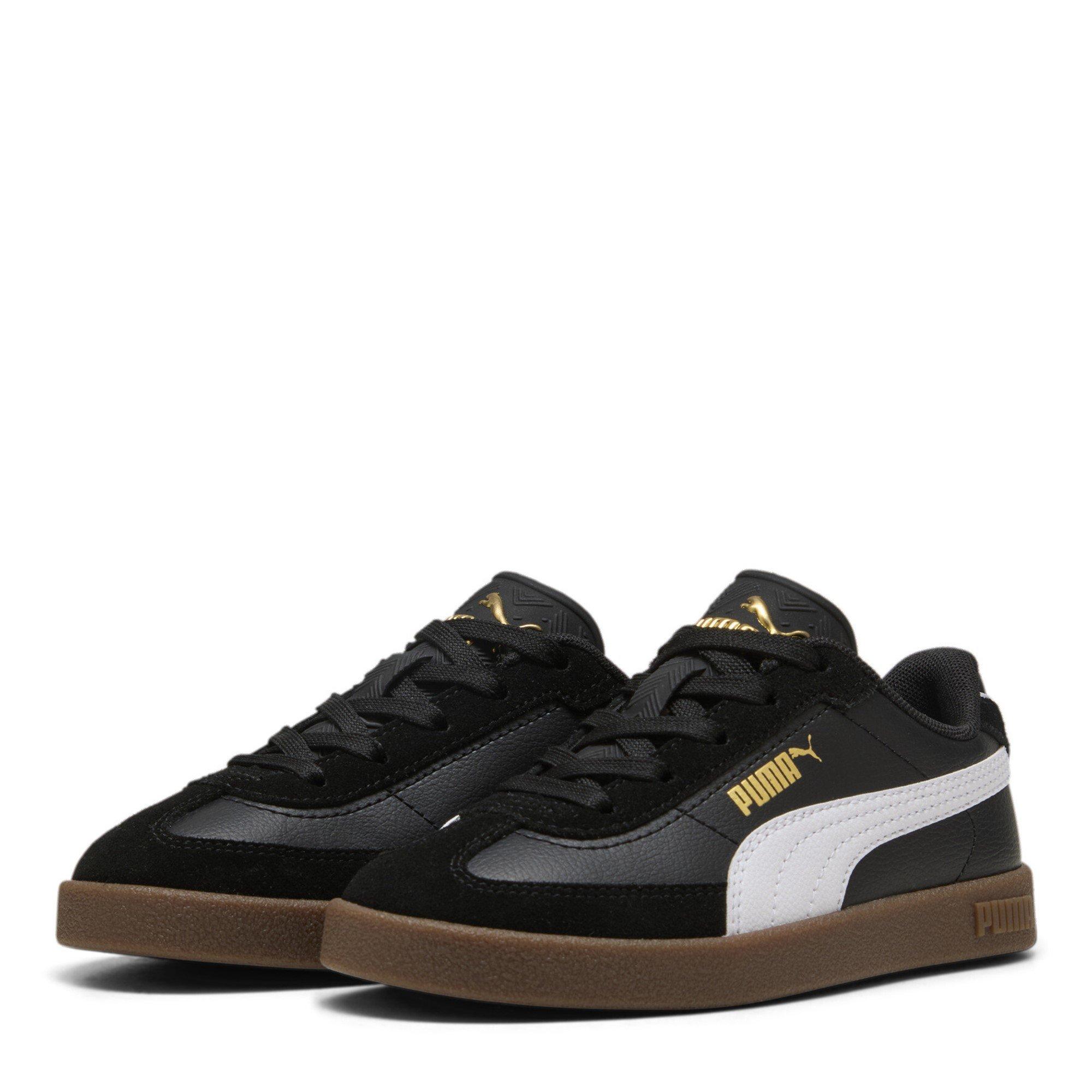 Black/White - Puma - Club II Era Trainers Childrens - 1