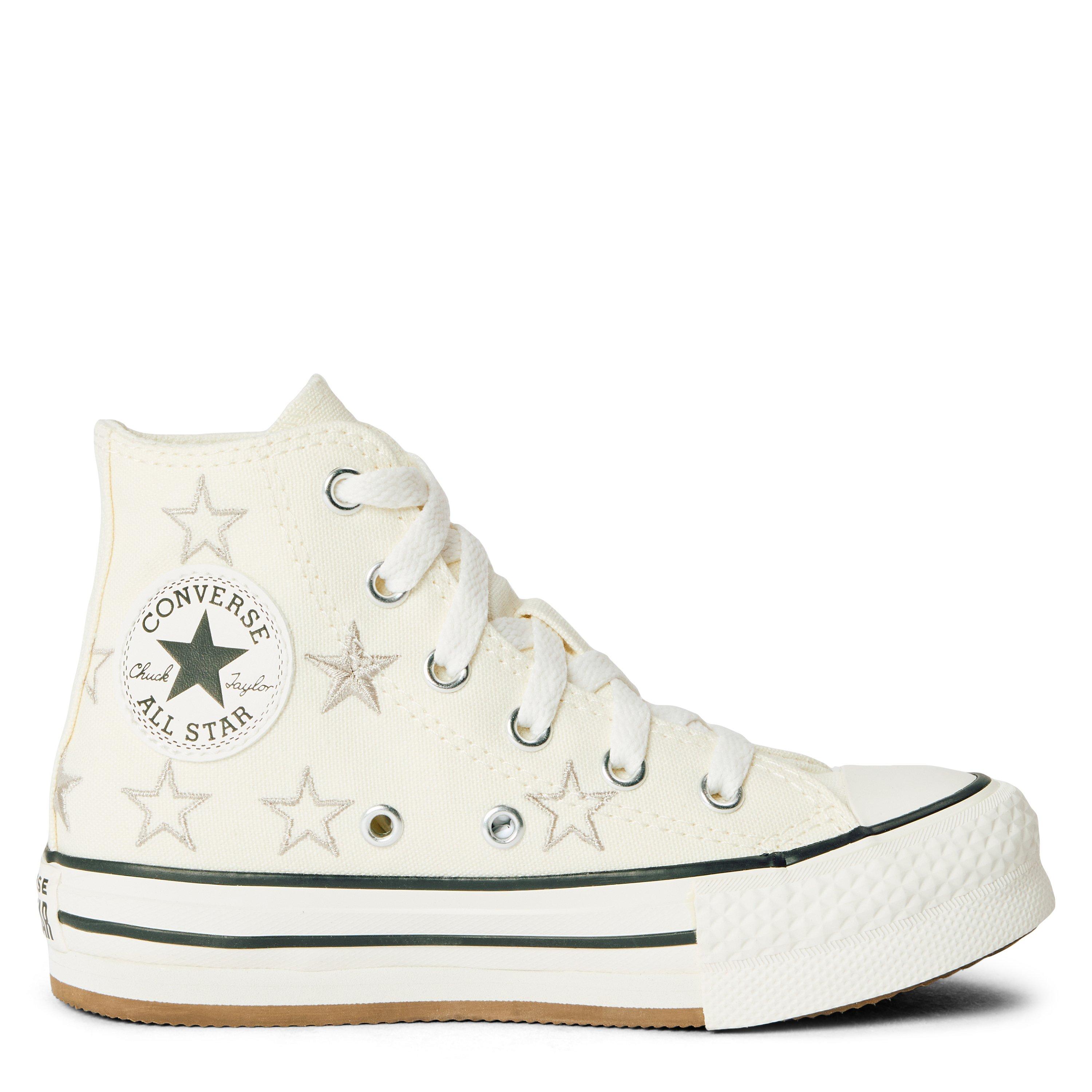 286-Egret/Pap - Converse - Kids' Chuck Taylor All Star Eva Platform Trainers - 1