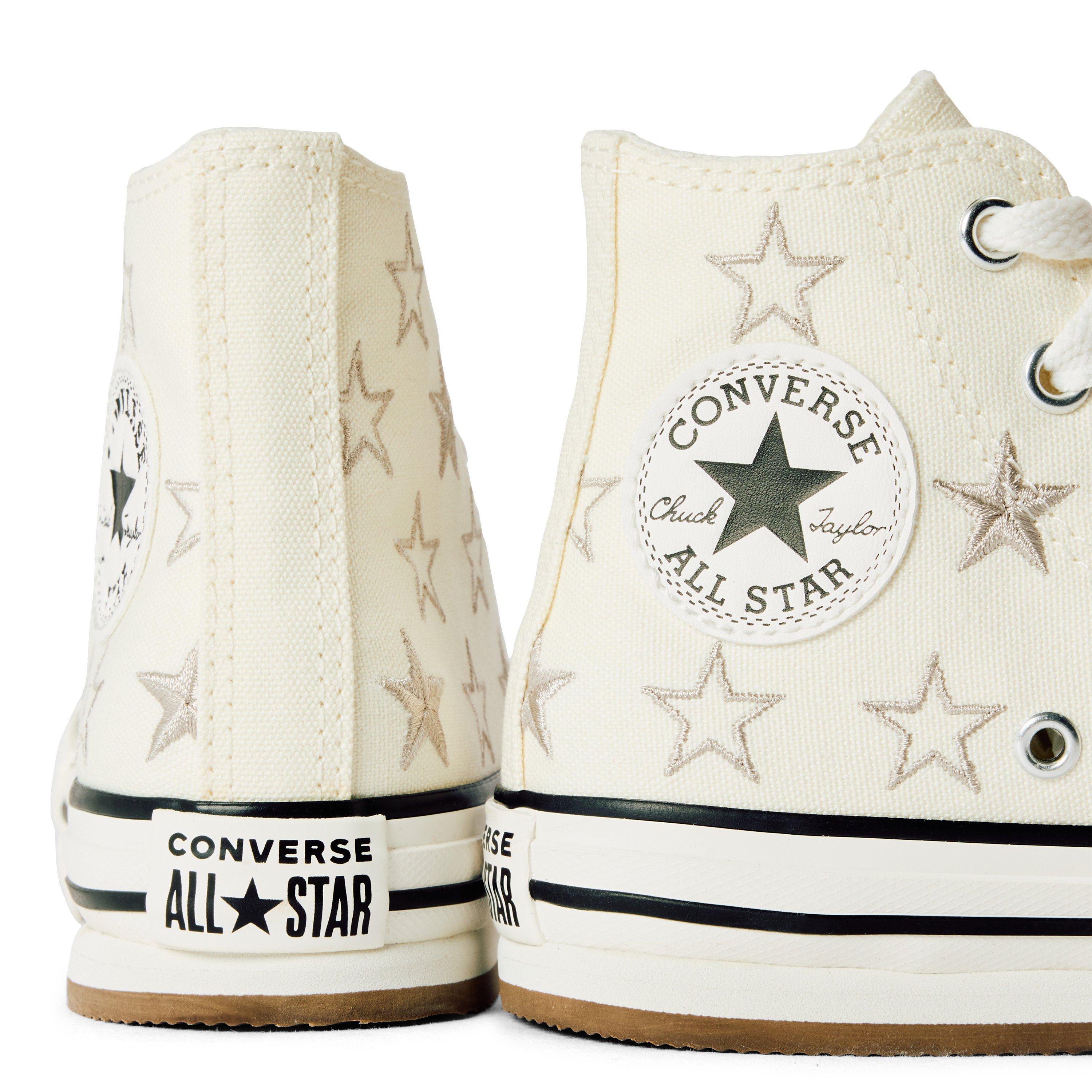 286-Egret/Pap - Converse - Kids' Chuck Taylor All Star Eva Platform Trainers - 3