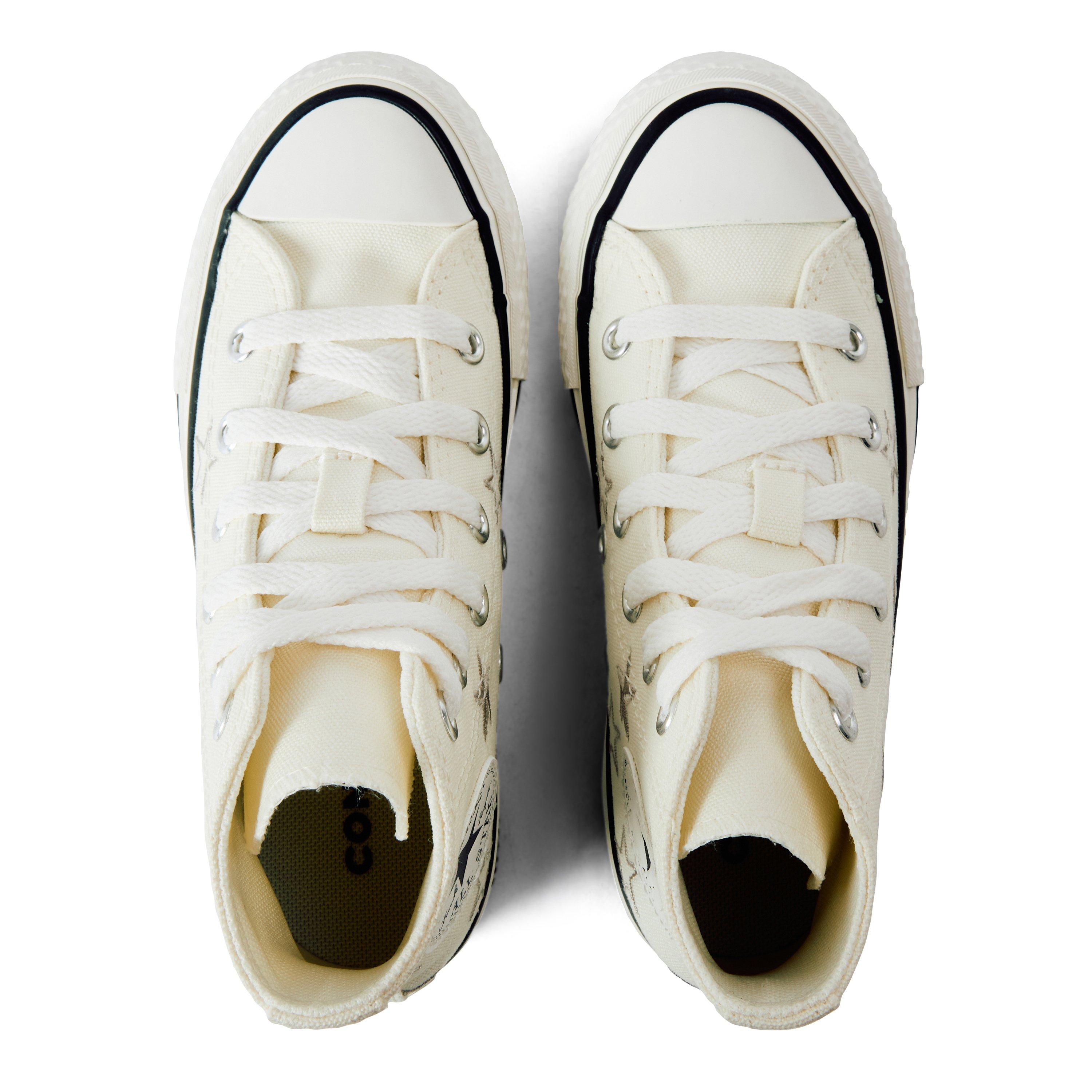 286-Egret/Pap - Converse - Kids' Chuck Taylor All Star Eva Platform Trainers - 4