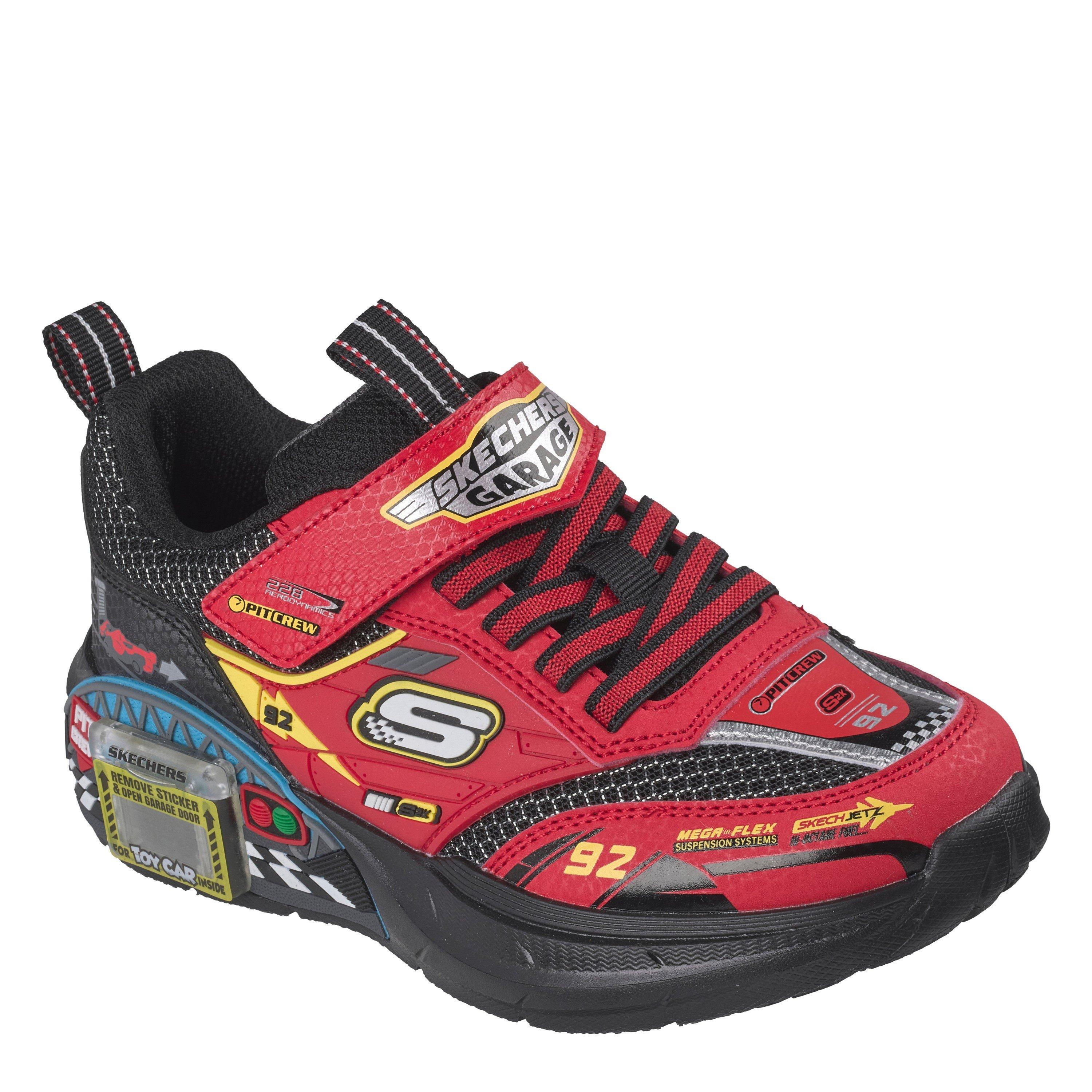 Rood/Zwart - Skechers - Skechers Garage Shoe Ch64 - 3