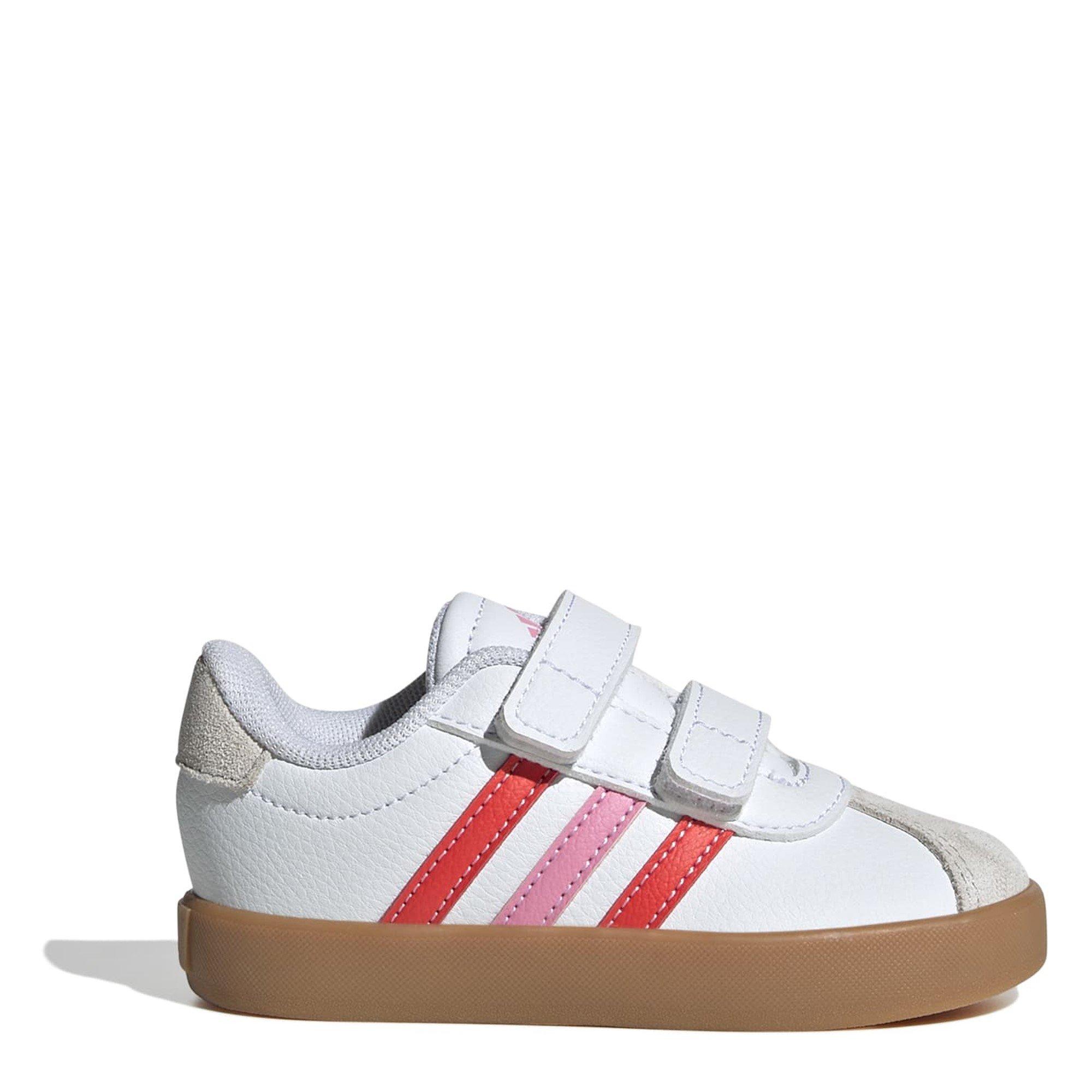 blanco/rojo/rosa - adidas - VL Court 3.0 Shoes Infants - 1