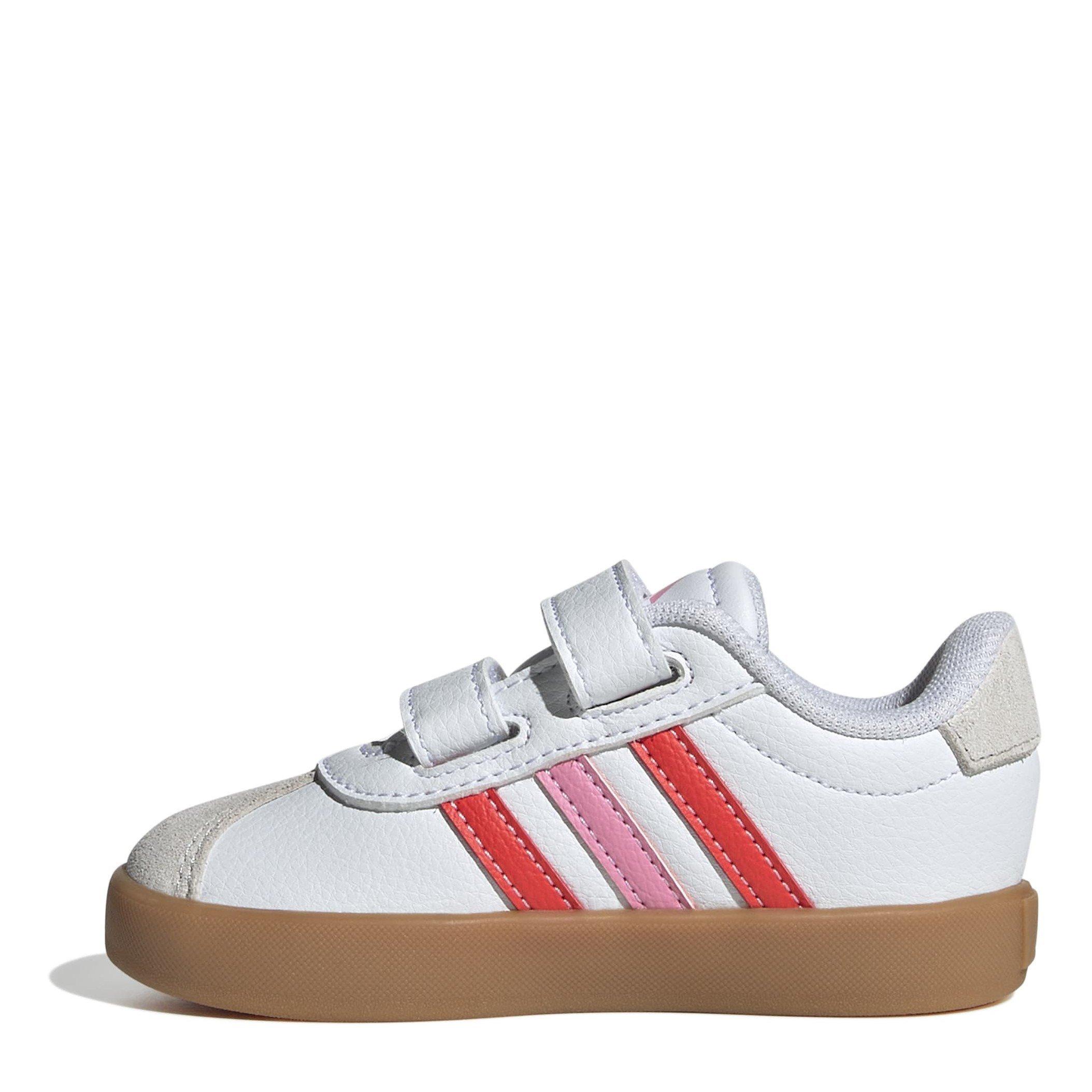 blanco/rojo/rosa - adidas - VL Court 3.0 Shoes Infants - 2