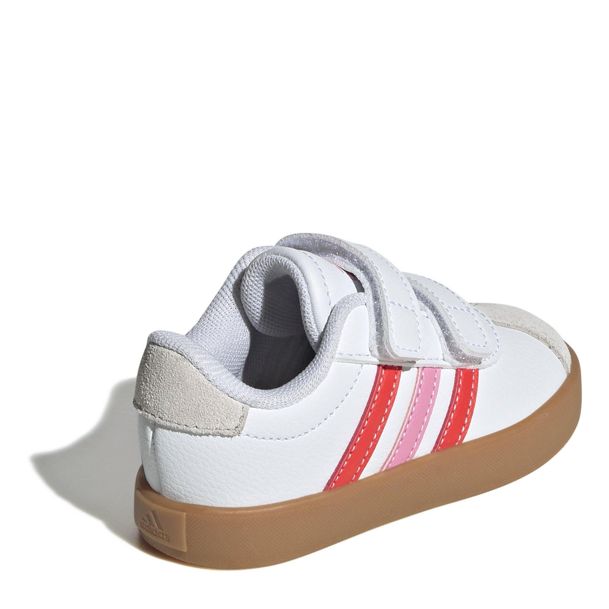 blanco/rojo/rosa - adidas - VL Court 3.0 Shoes Infants - 4