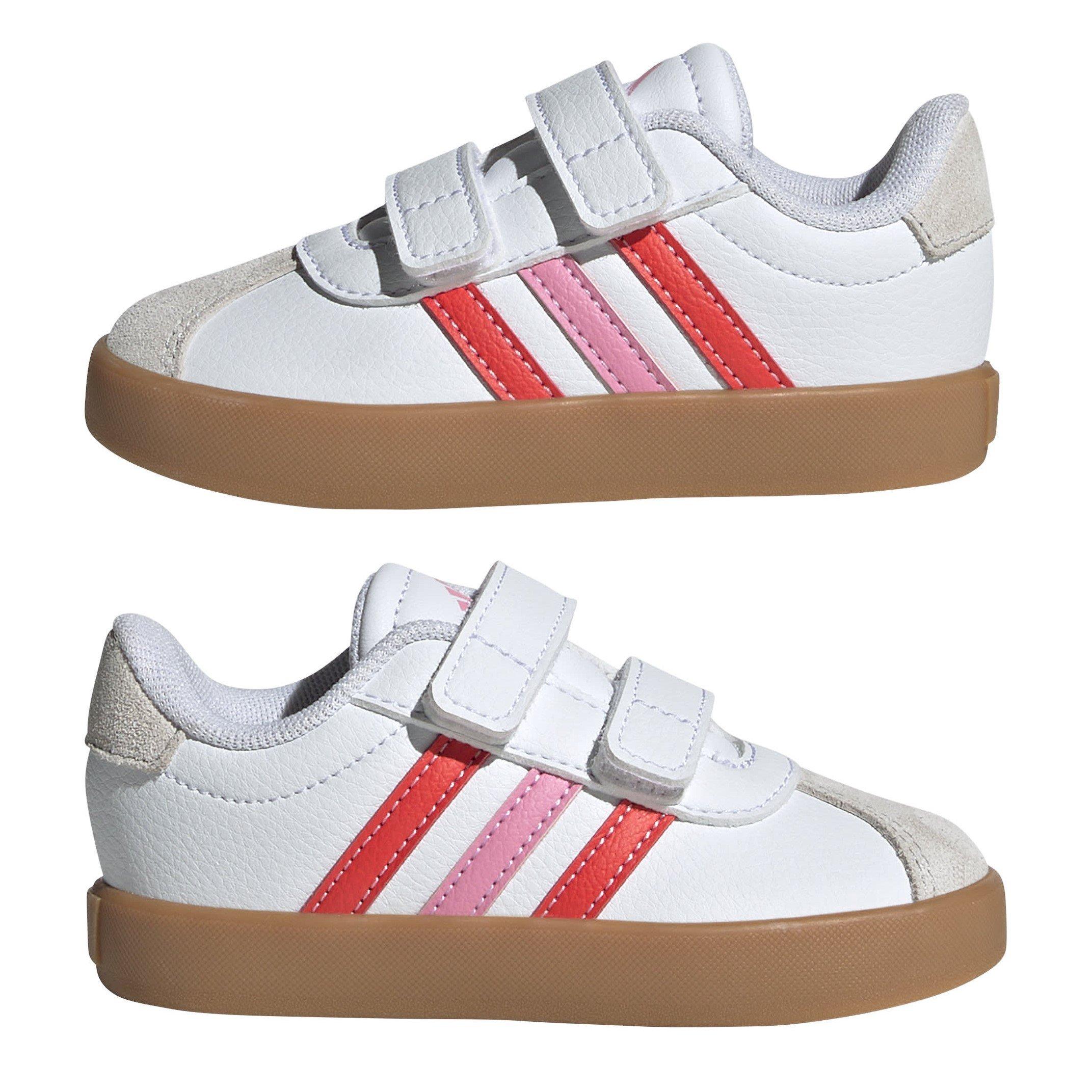 blanco/rojo/rosa - adidas - VL Court 3.0 Shoes Infants - 9