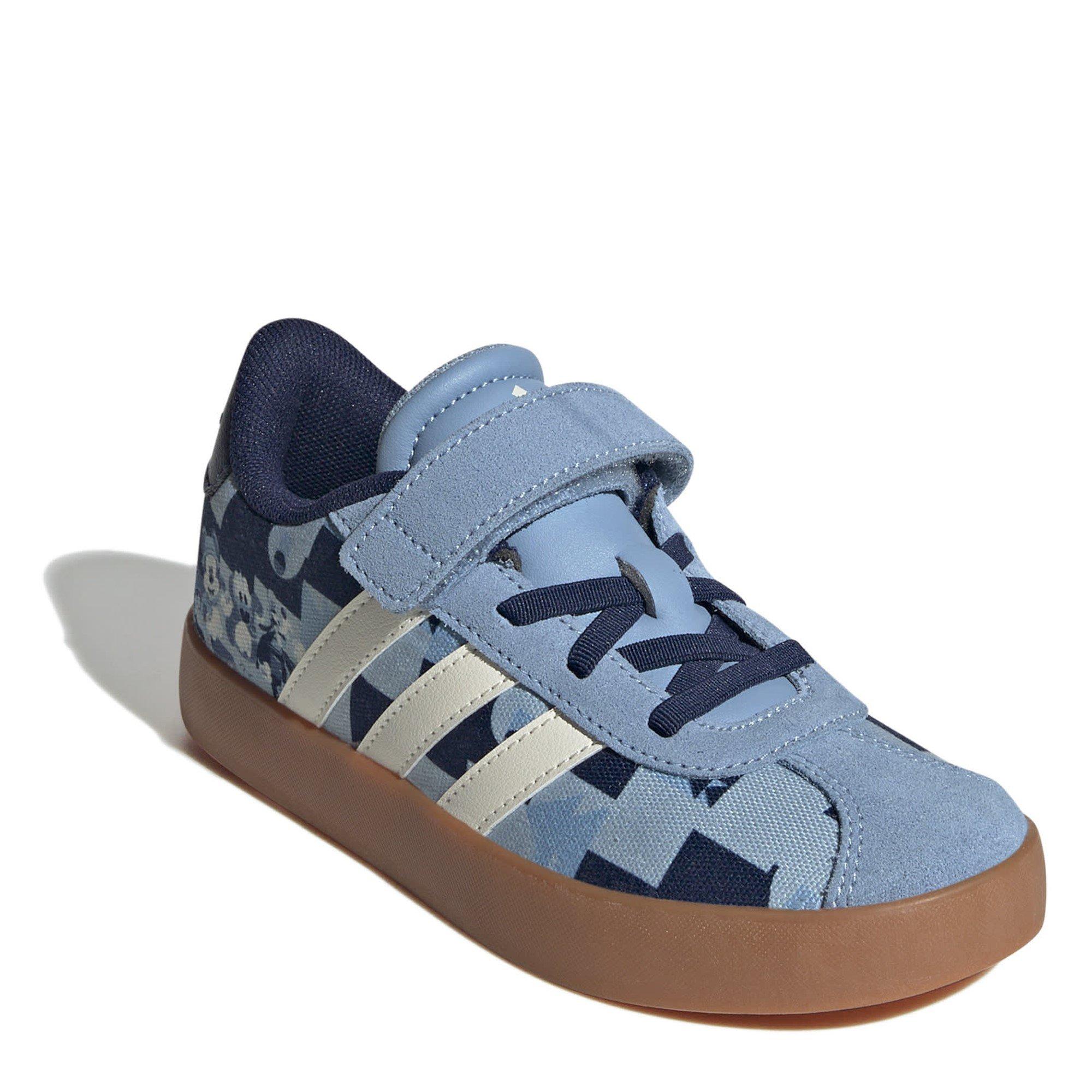 plavo/bijelo - adidas - Disney Mickey VL Court Shoes Children - 3