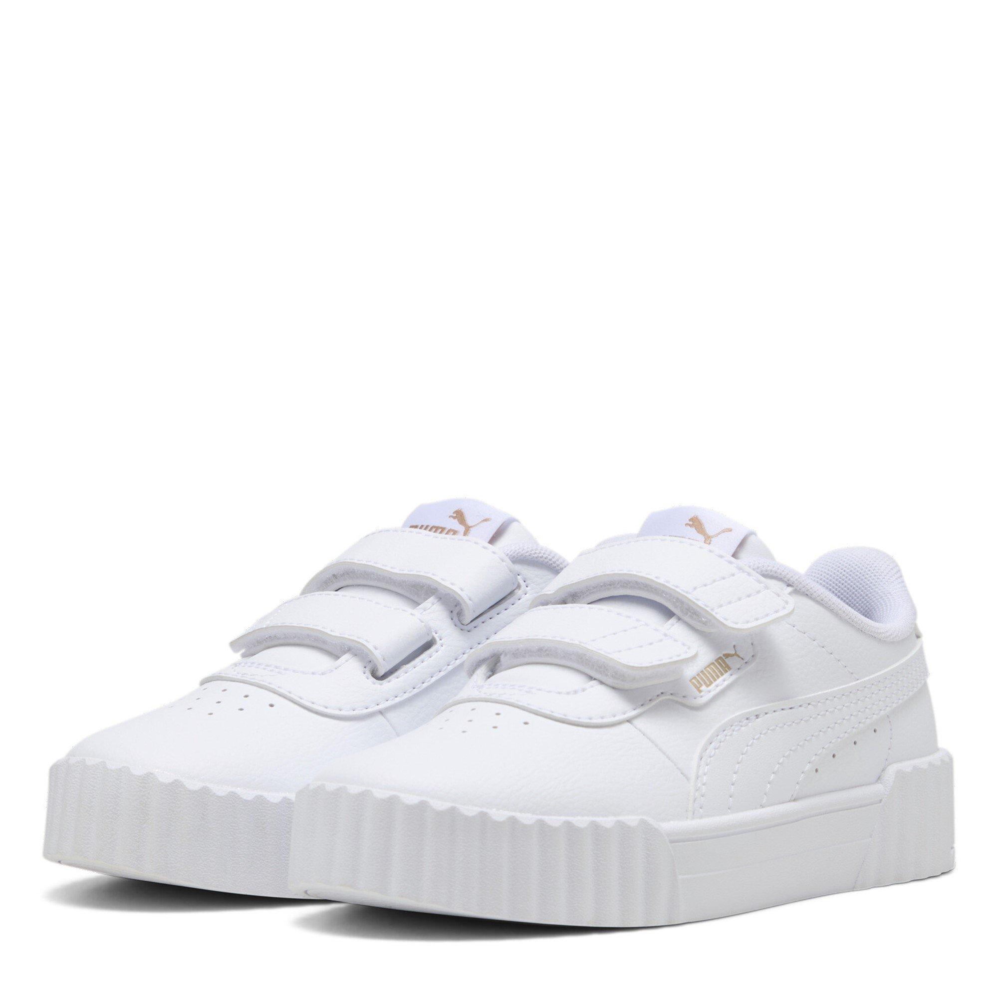 Puma Girls Carina 3.0 Childrens - White/Gold - C11 (29)