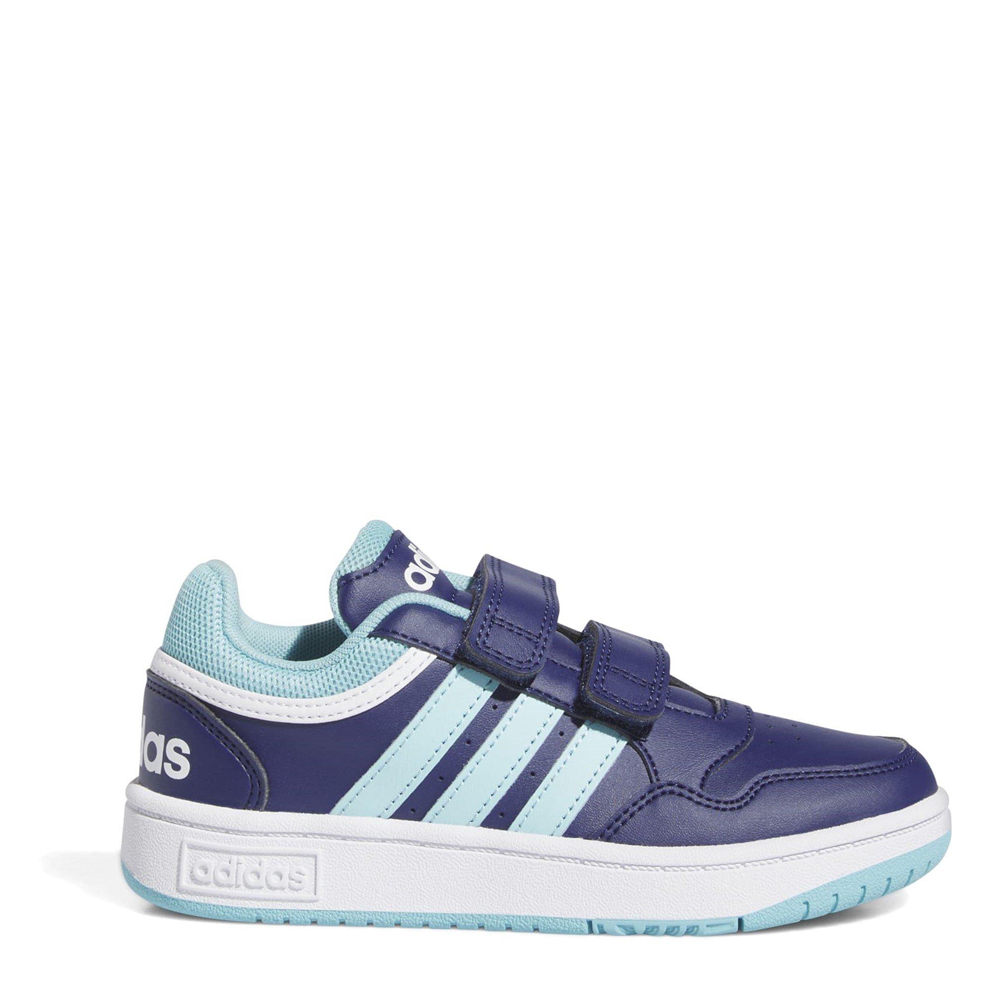 Blau/Dunkelblau - adidas - Kinder Basketballschuhe - 1