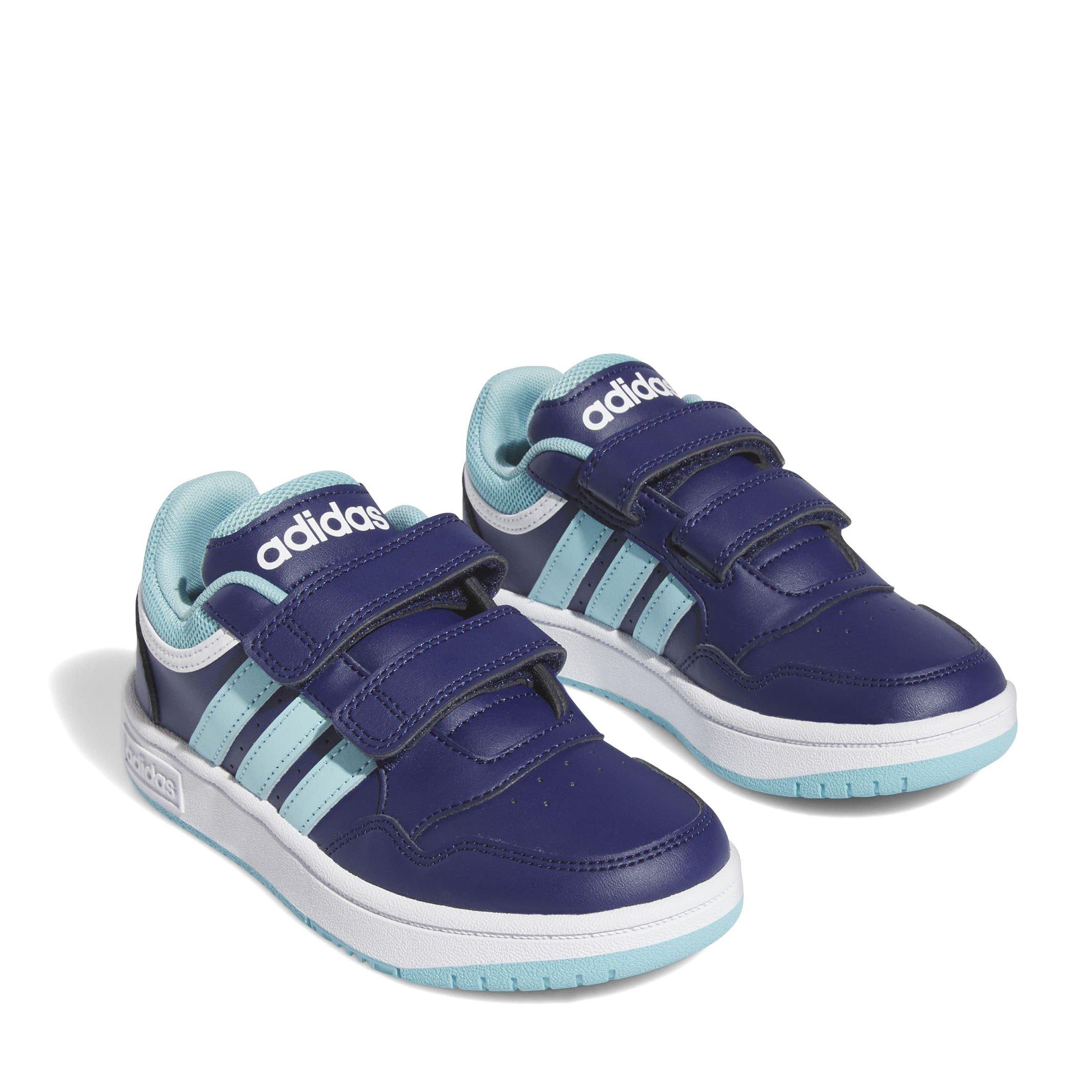 Blau/Dunkelblau - adidas - Kinder Basketballschuhe - 3