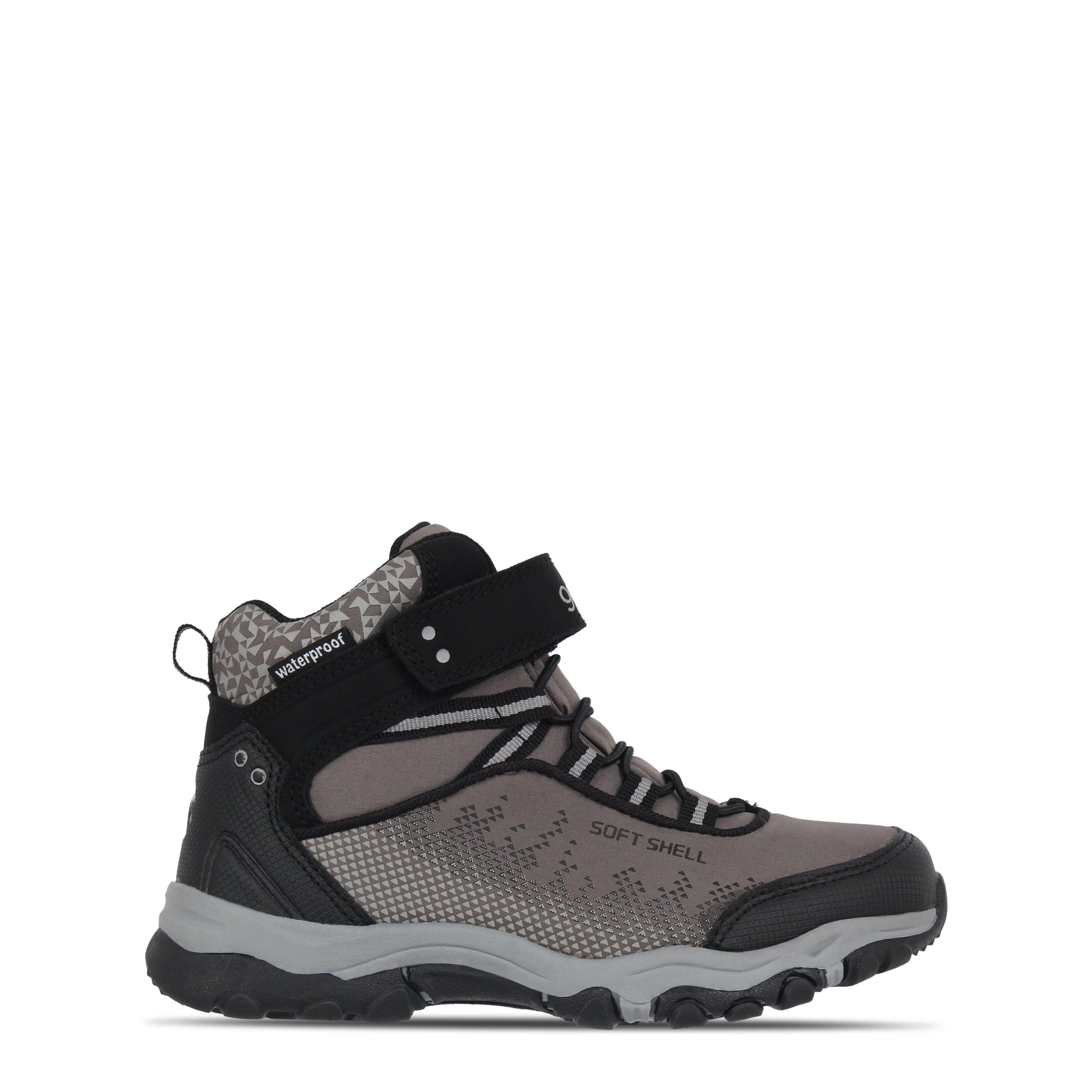 Charcoal/Blk - Gelert - Triton Waterproof Walking Boots Childrens - 1