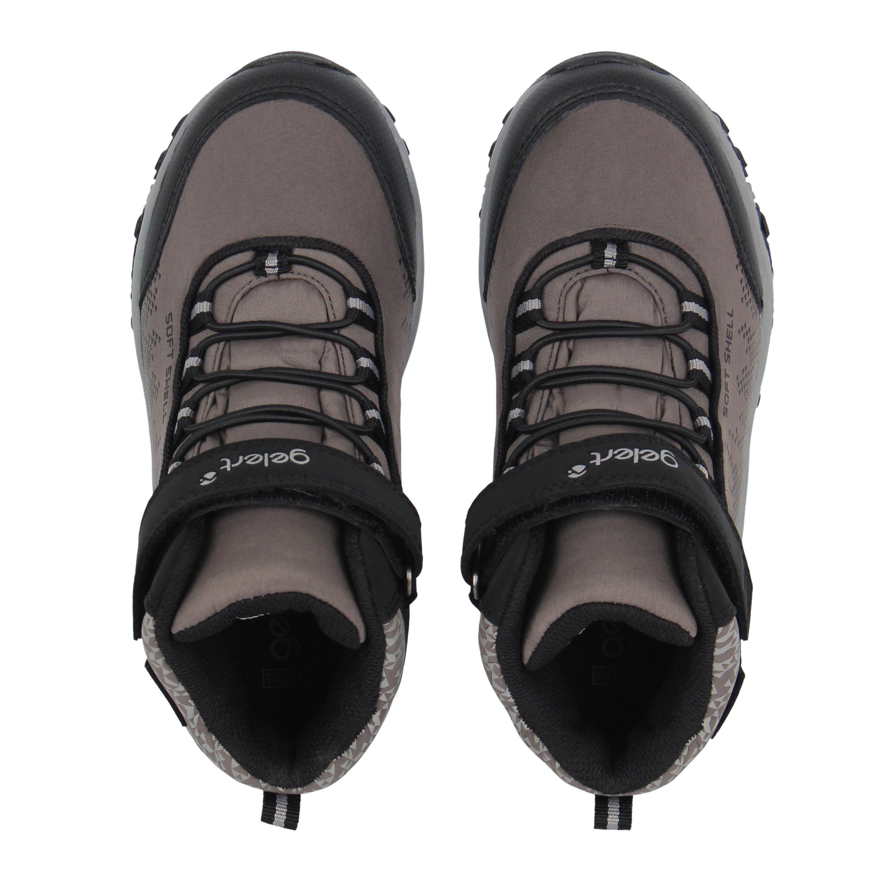 Charcoal/Blk - Gelert - Triton Waterproof Walking Boots Childrens - 5