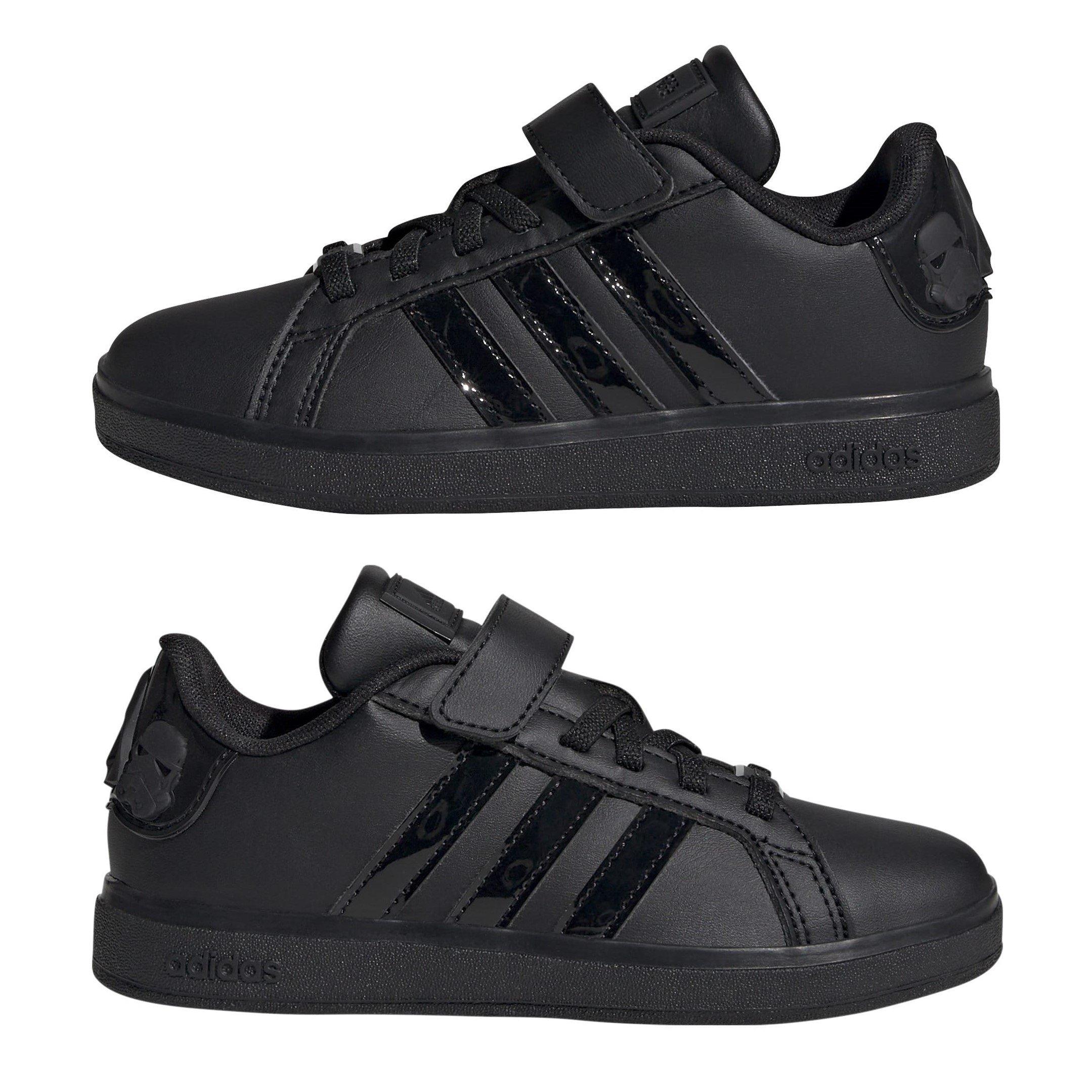 Core Black - adidas - Kids' Star Wars Grand Court Low-Top Trainers - 9
