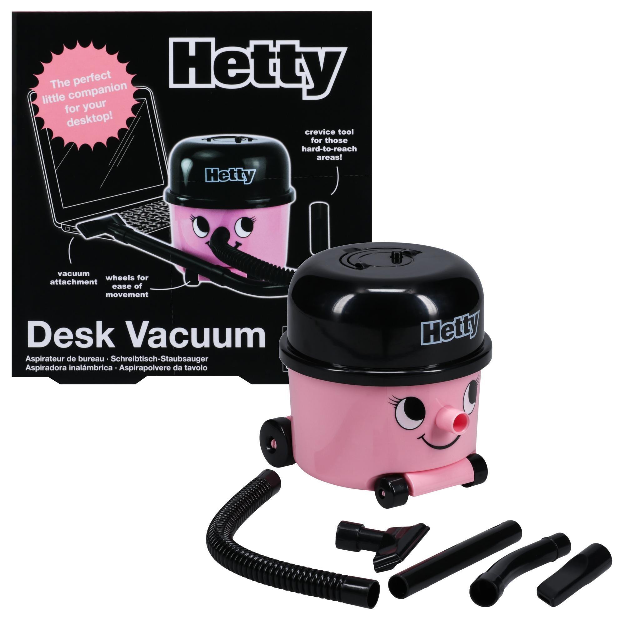 Hetty Hoover Desk Vacuum *WORKING* Officially Licensed Henry Hoover, Pink Mini - Image 3