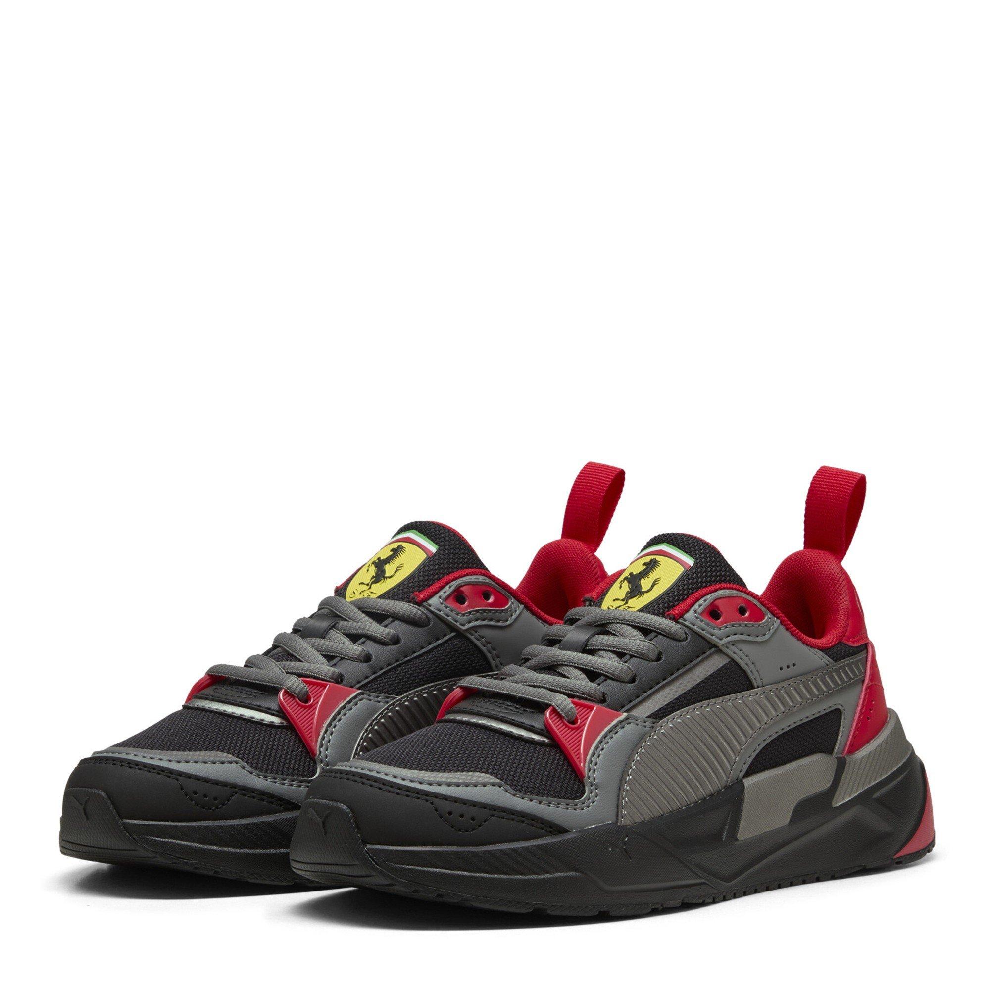 Black-Rosso C - Puma - Unisex Kids' Ferrari Trinity 2 Low-Top Trainers - 1