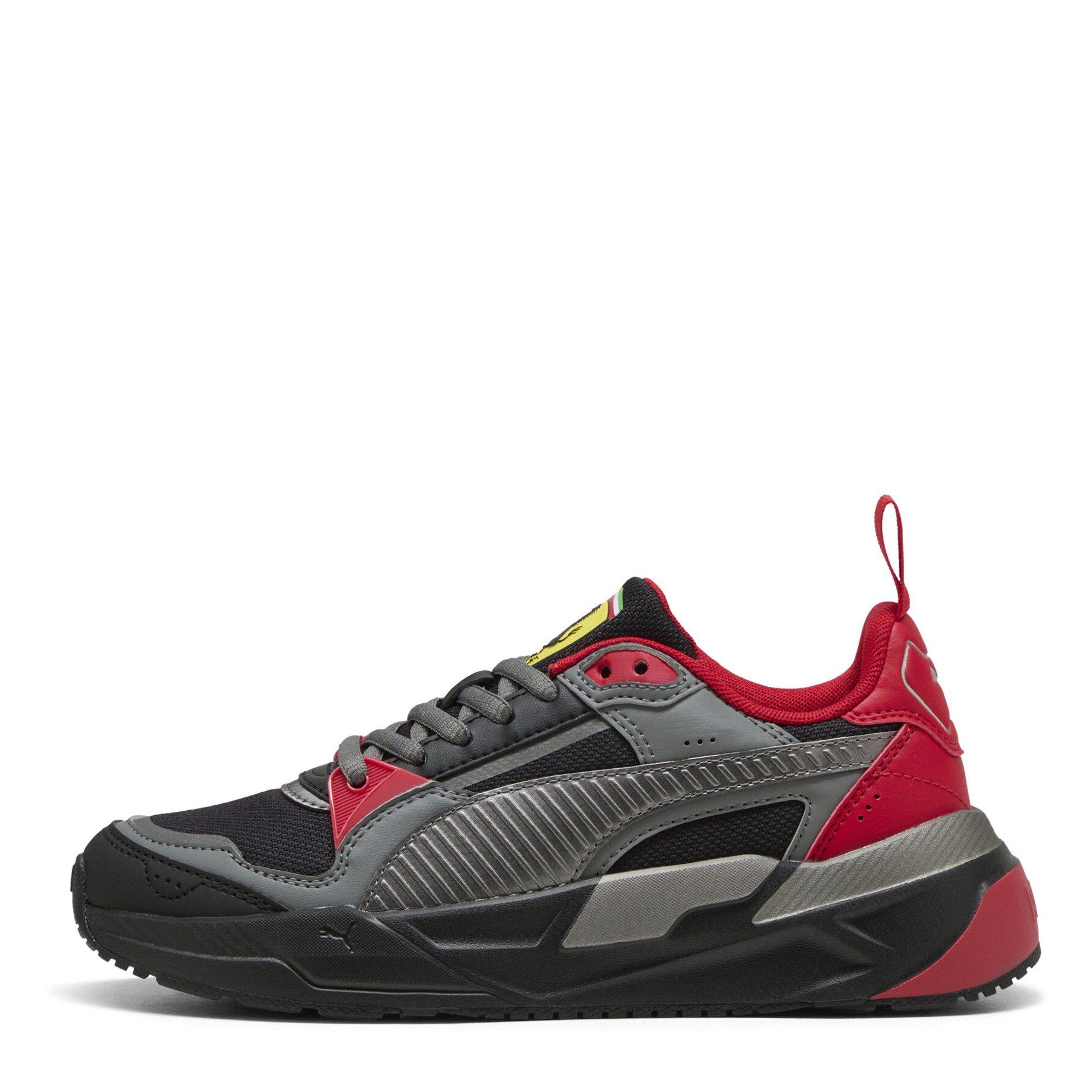 Black-Rosso C - Puma - Unisex Kids' Ferrari Trinity 2 Low-Top Trainers - 2