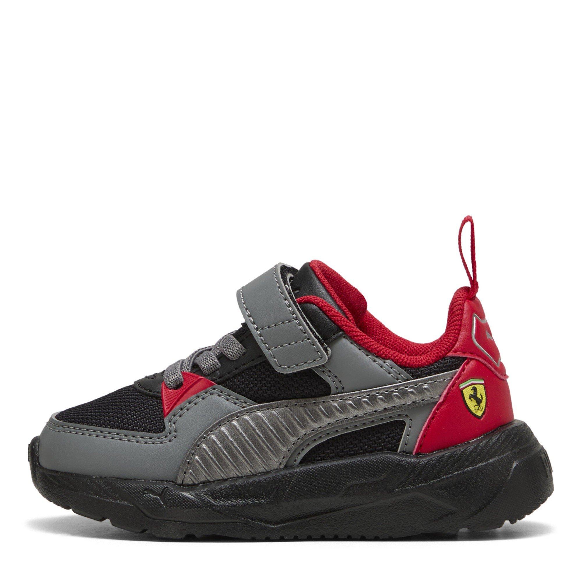 Black-Rosso C - Puma - Unisex Kids' Ferrari Trinity 2 Ac+ Low-Top Trainers - 2