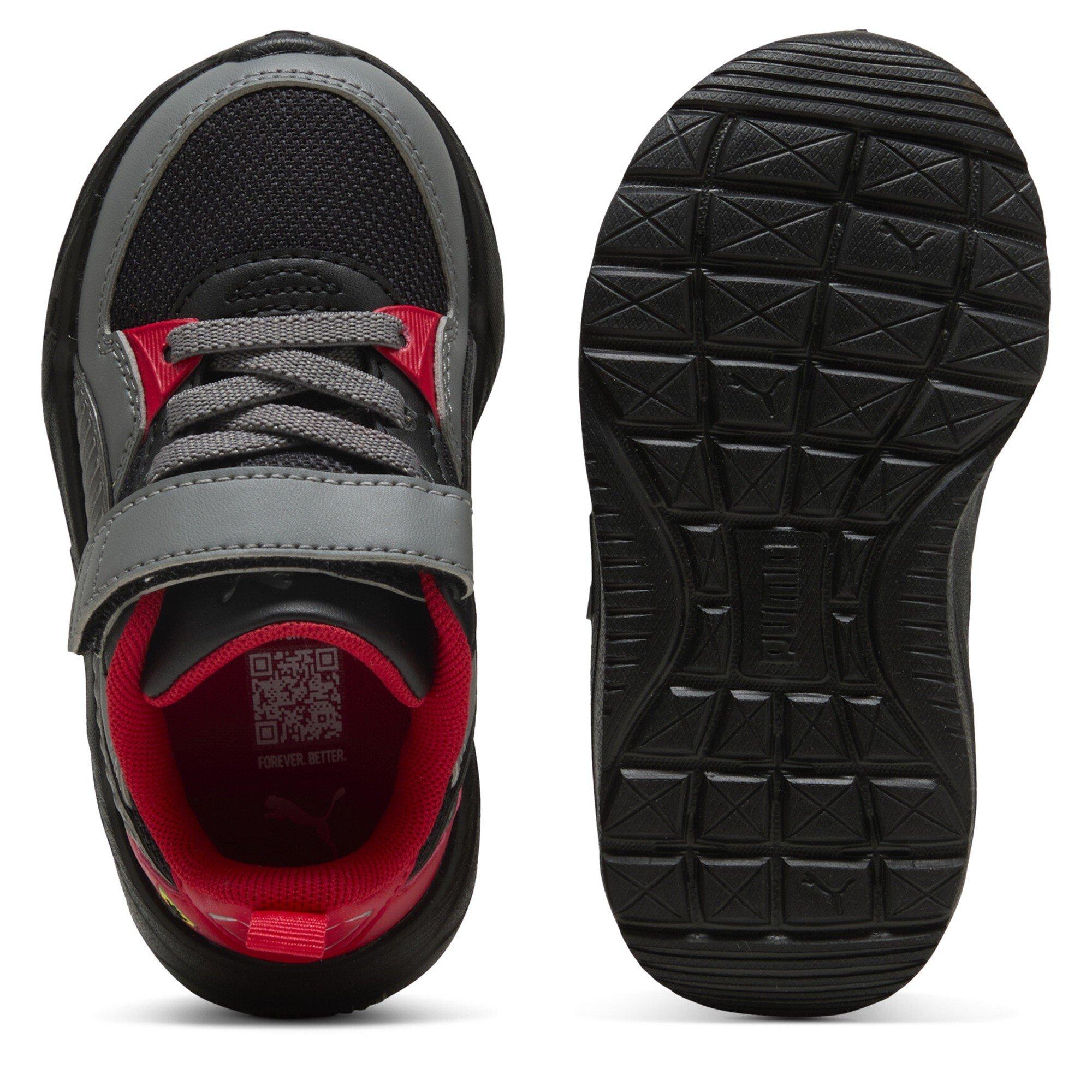 Black-Rosso C - Puma - Unisex Kids' Ferrari Trinity 2 Ac+ Low-Top Trainers - 3