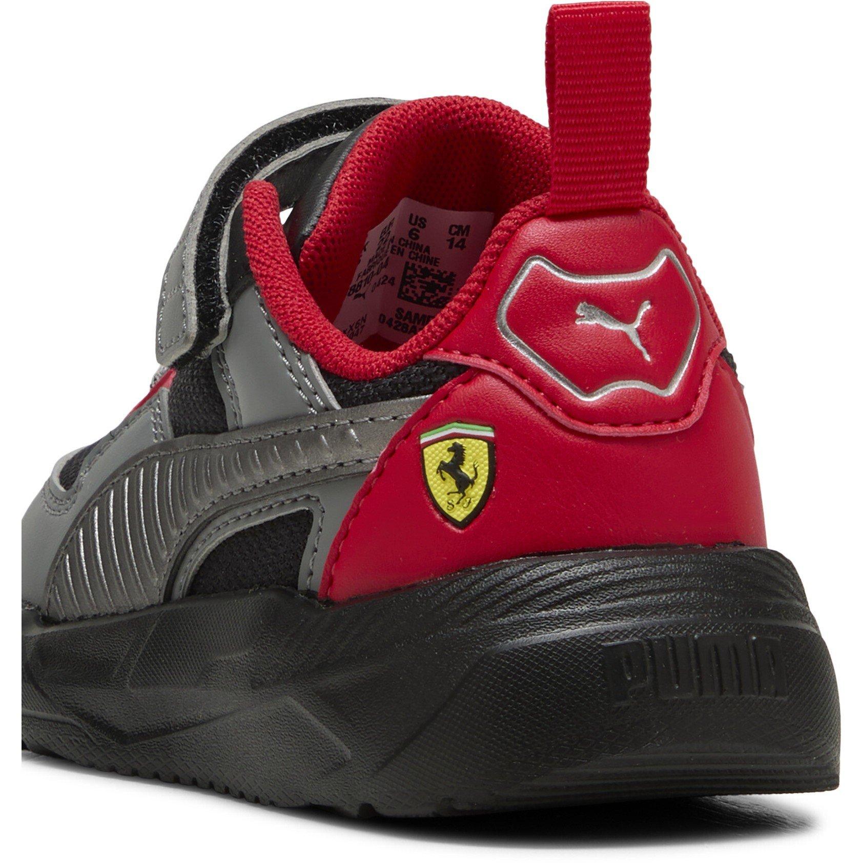 Black-Rosso C - Puma - Unisex Kids' Ferrari Trinity 2 Ac+ Low-Top Trainers - 5