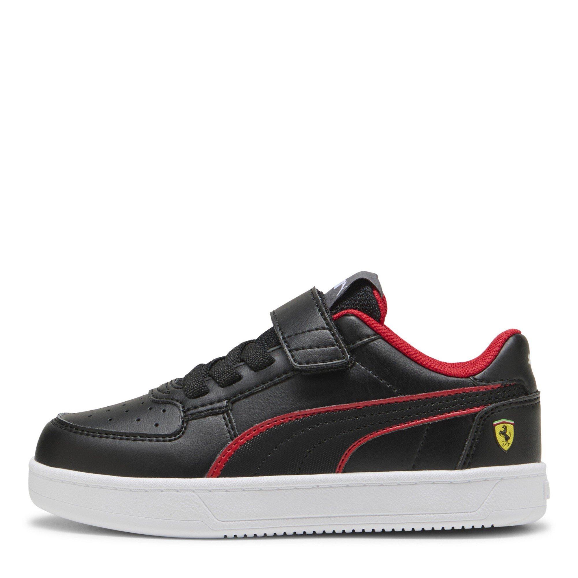Black-Rosso C - Puma - Unisex Kids' Ferrari Caven 2.0 Low-Top Trainers - 2