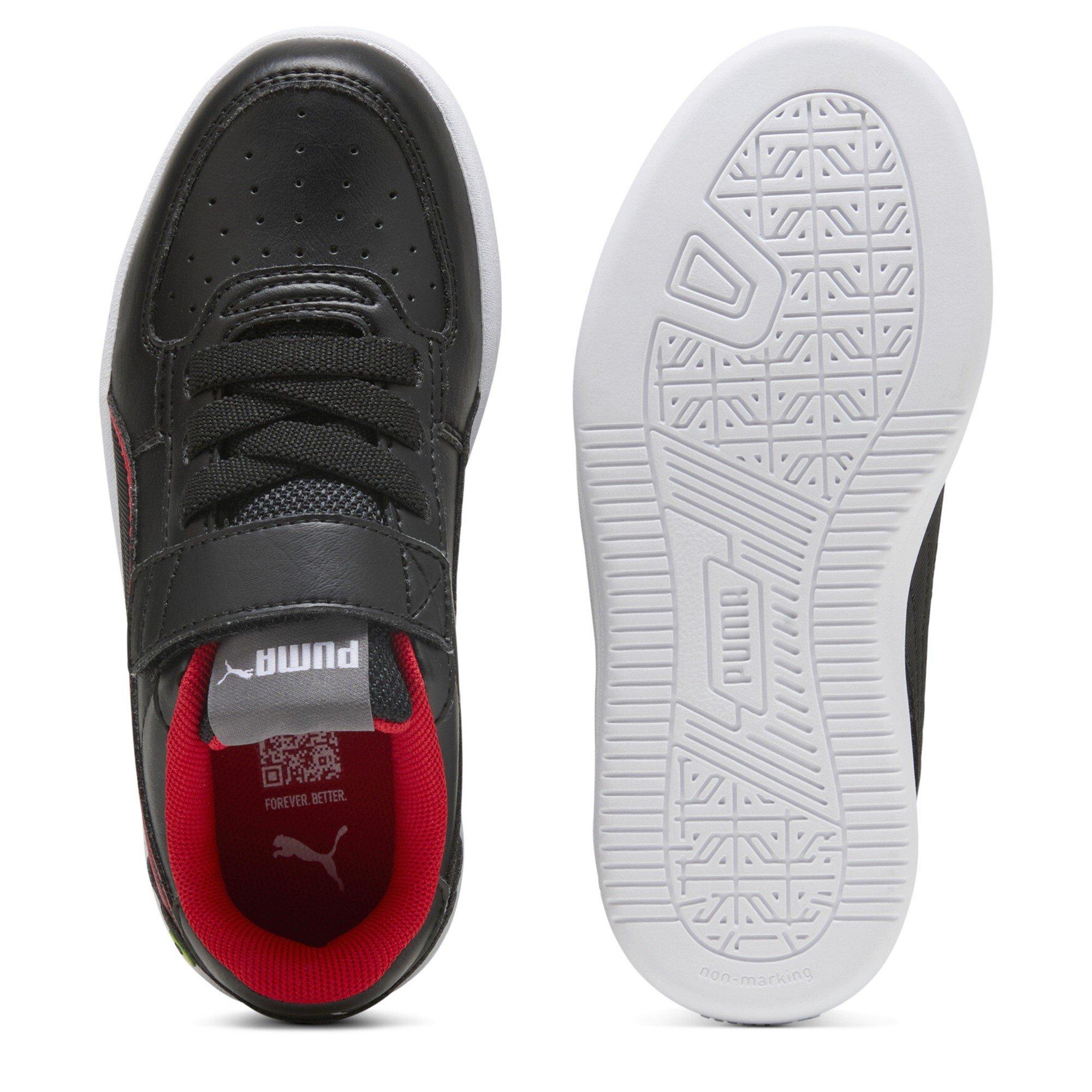 Black-Rosso C - Puma - Unisex Kids' Ferrari Caven 2.0 Low-Top Trainers - 3