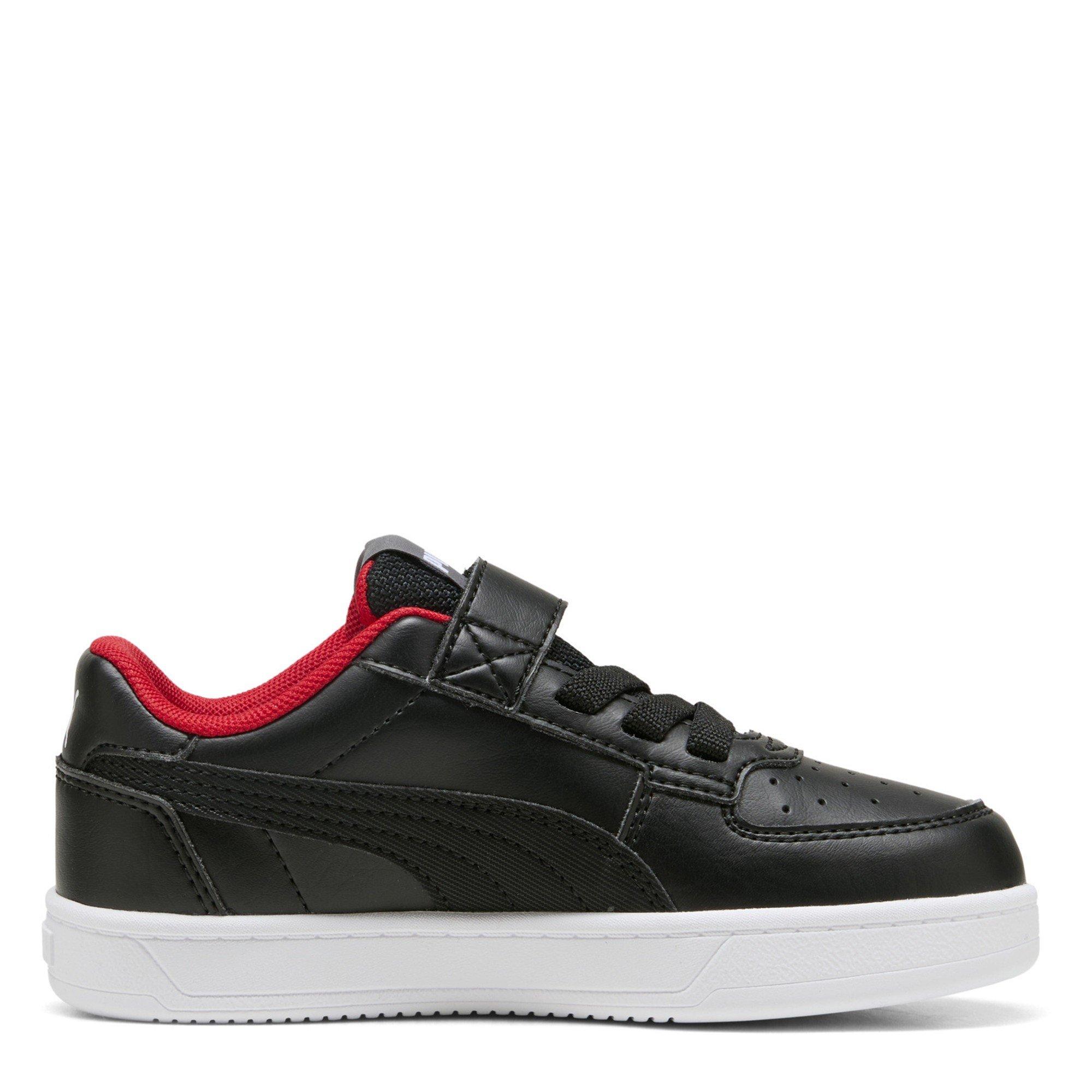 Black-Rosso C - Puma - Unisex Kids' Ferrari Caven 2.0 Low-Top Trainers - 4