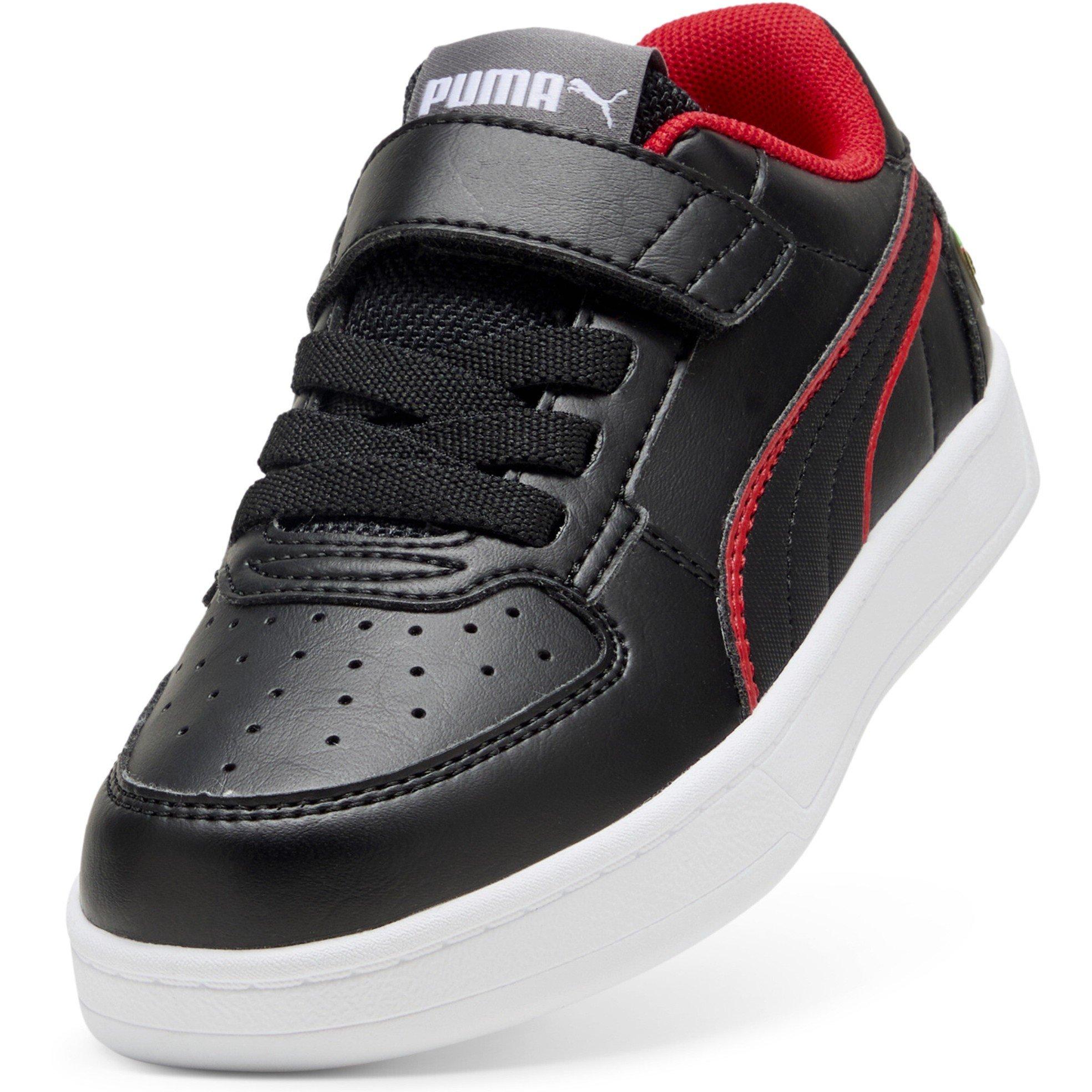 Black-Rosso C - Puma - Unisex Kids' Ferrari Caven 2.0 Low-Top Trainers - 6