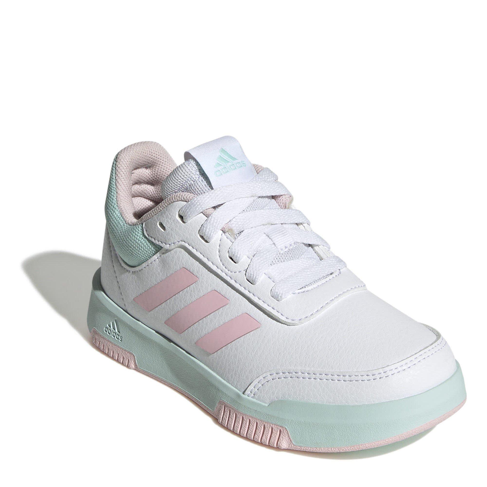 White/Pink/Aq - adidas - Tensaur Sport Low-Top Trainers - 3
