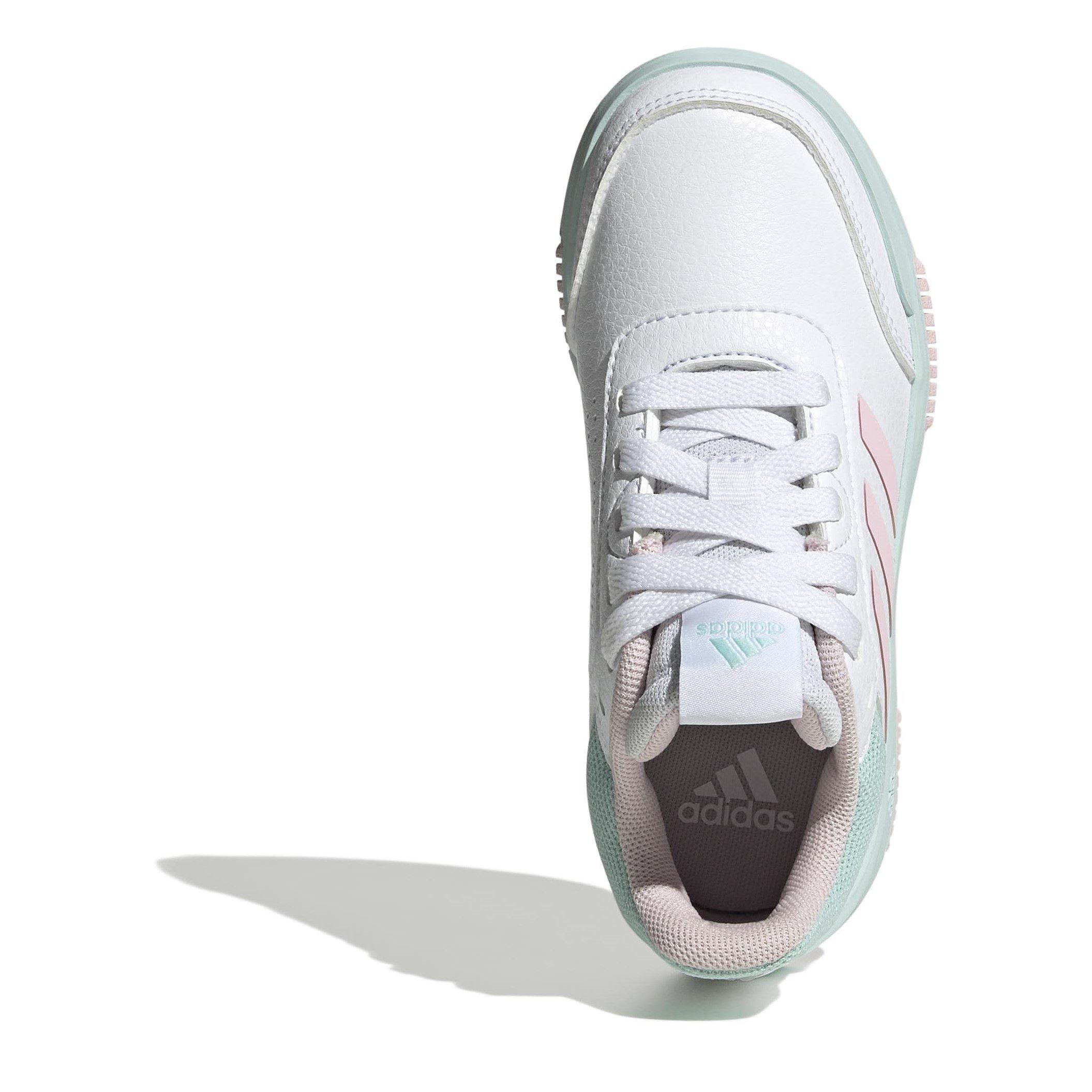 White/Pink/Aq - adidas - Tensaur Sport Low-Top Trainers - 5