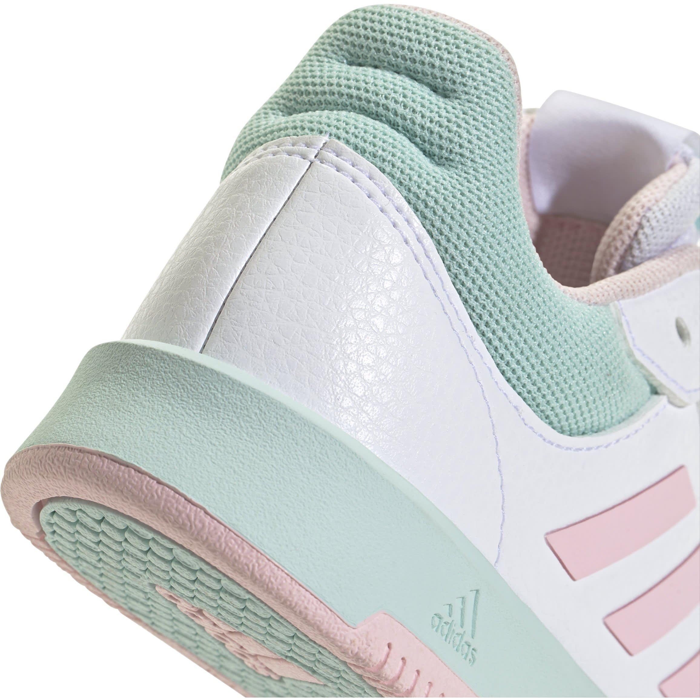 White/Pink/Aq - adidas - Tensaur Sport Low-Top Trainers - 7