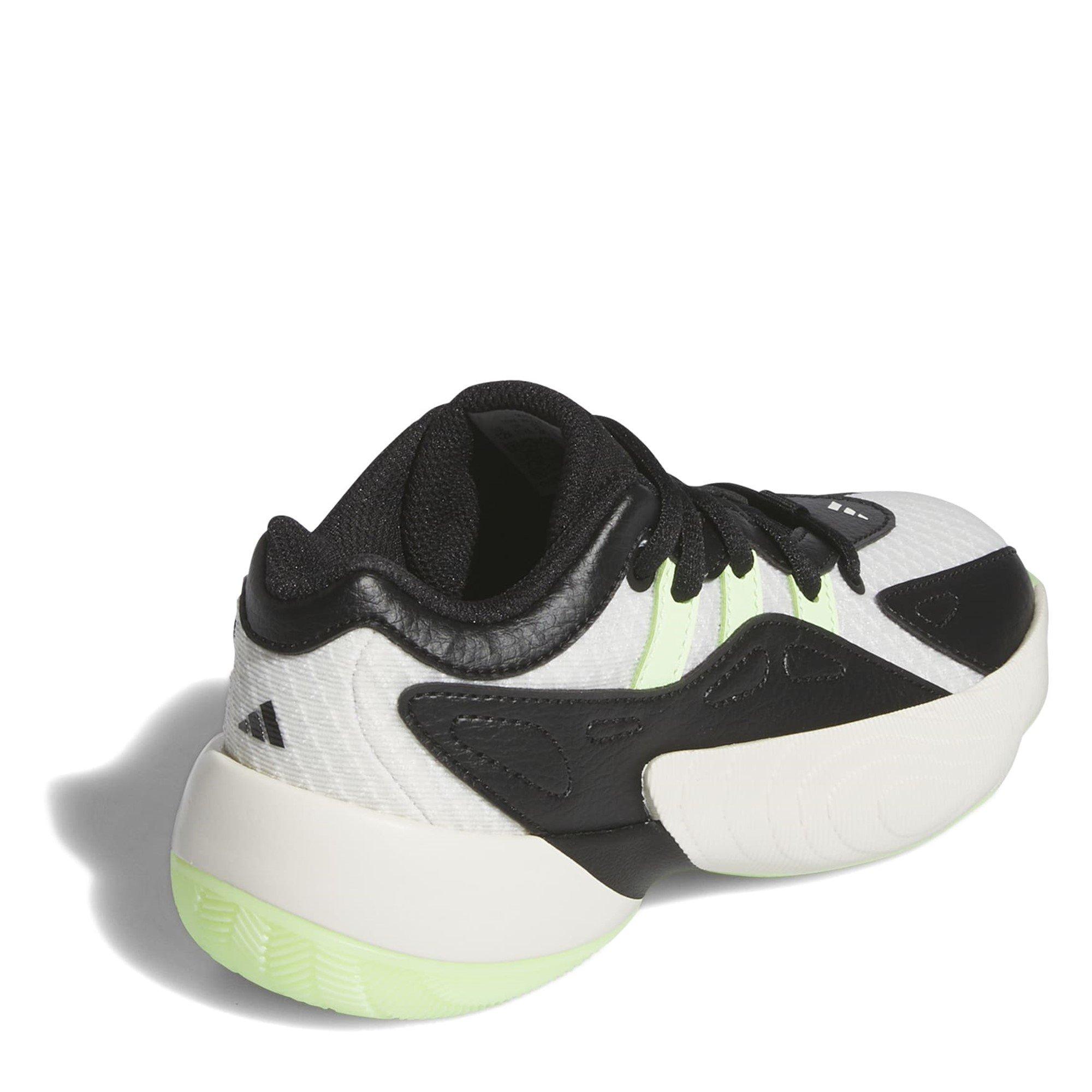 Cloud White/Gre - adidas - Trae Young Unlimited 2 Low Shoes Kids - 4