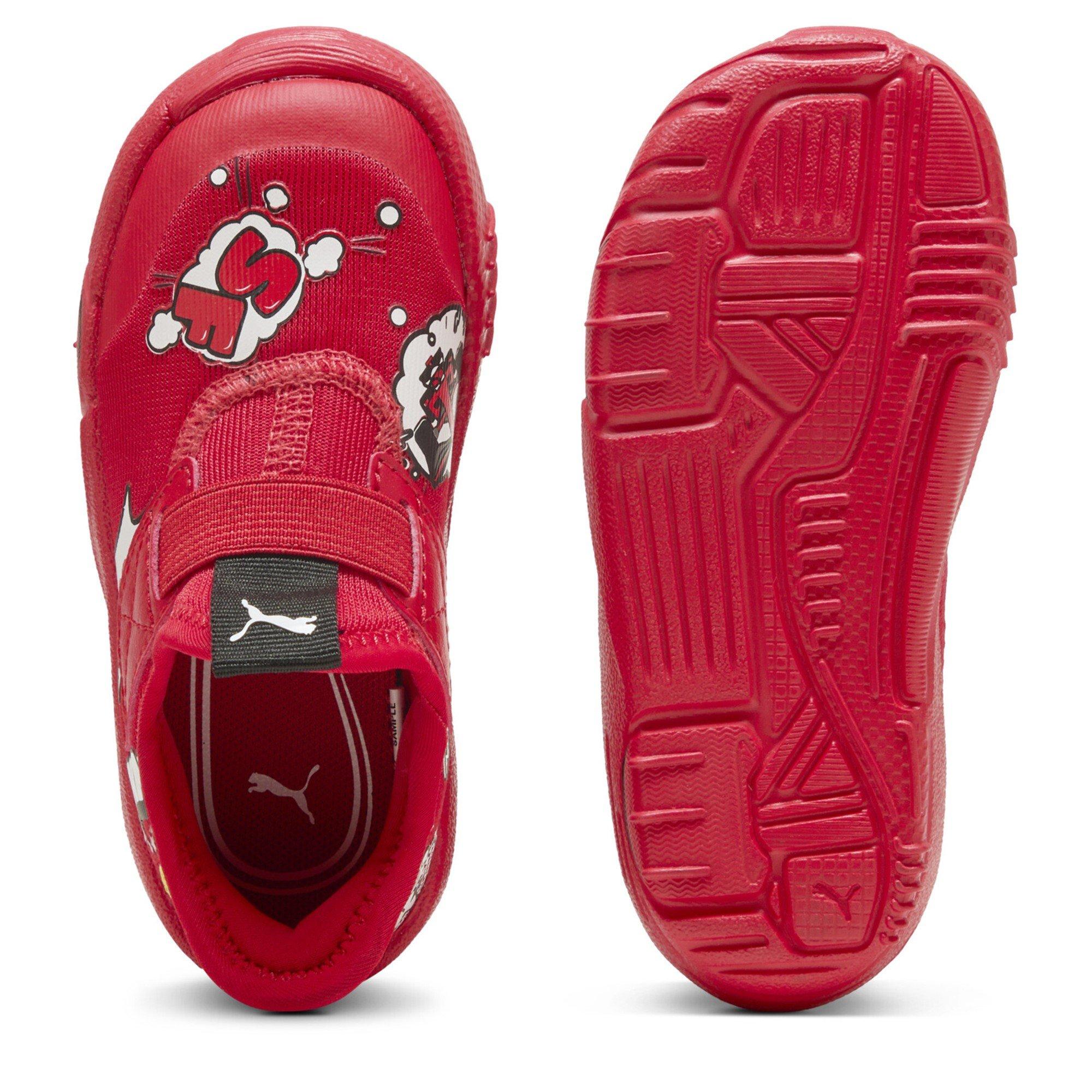 Rosso Corsa - Puma - Unisex Kids' Ferrari Slipkart Ac+ Casual Low-Top Trainers - 3