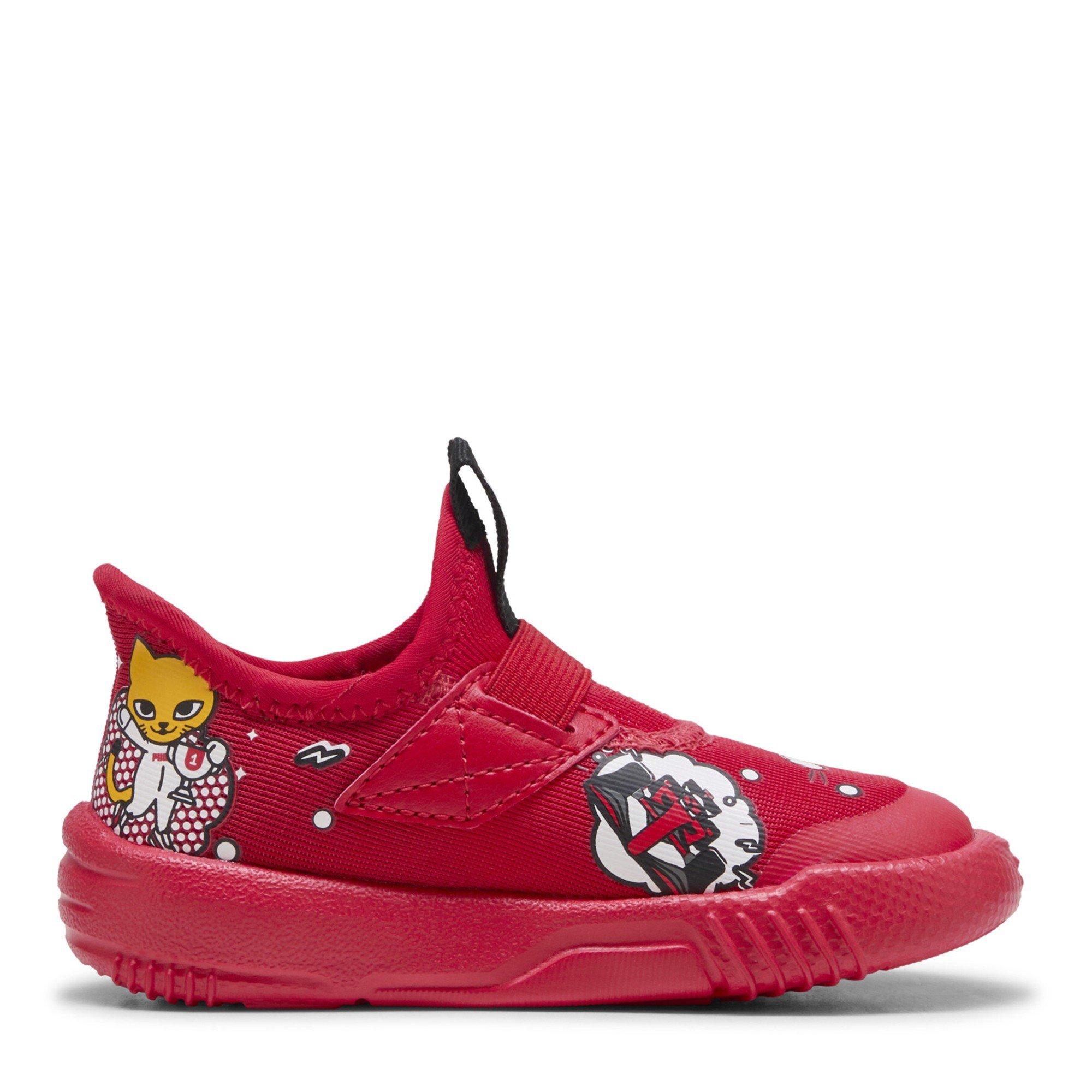 Rosso Corsa - Puma - Unisex Kids' Ferrari Slipkart Ac+ Casual Low-Top Trainers - 4
